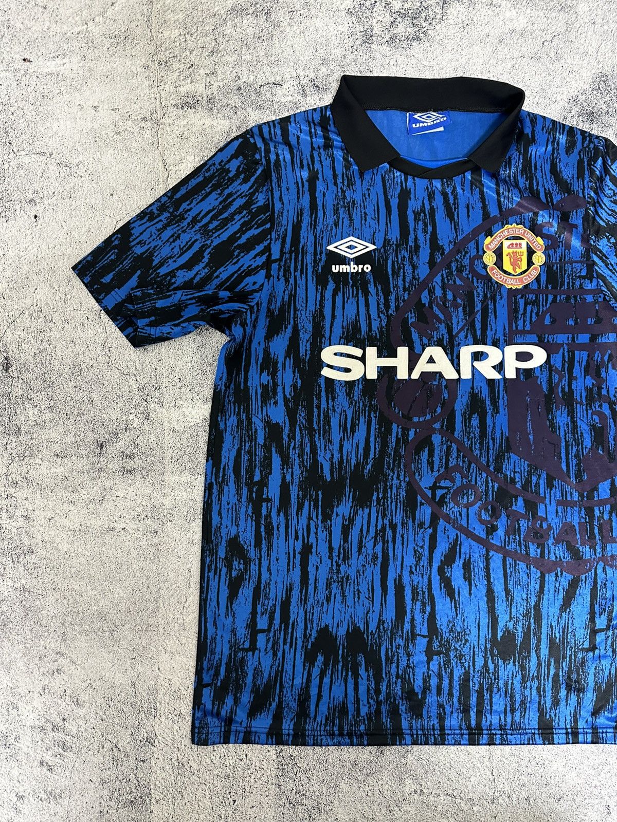 Umbro 1992/1993 Manchester United Cantona Umbro Jersey Vintage Size US L / EU 52-54 / 3 - 3 Thumbnail