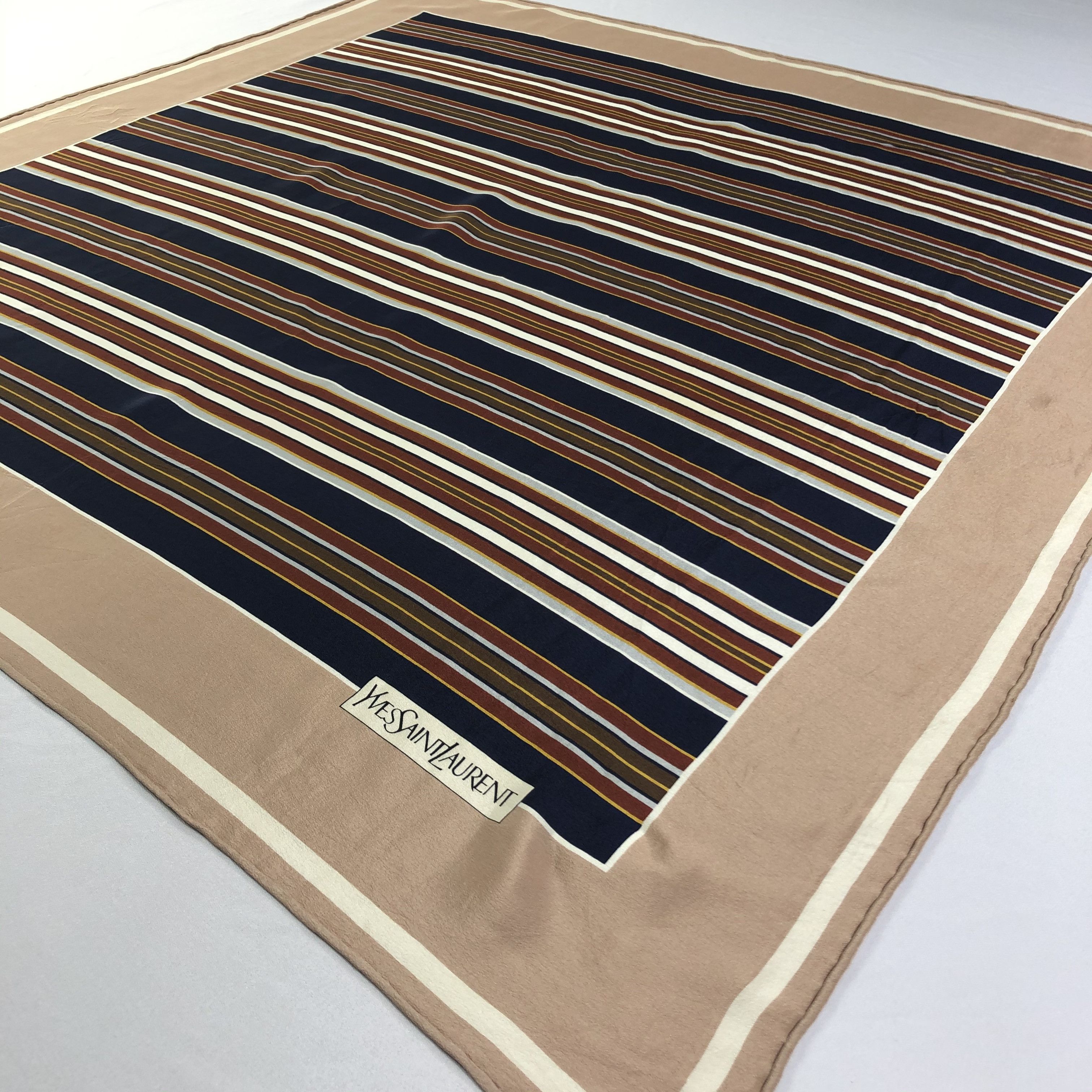 Vintage × Yves Saint Laurent Vintage Yves Saint Laurent Silk Scarf Size ONE SIZE - 3 Thumbnail