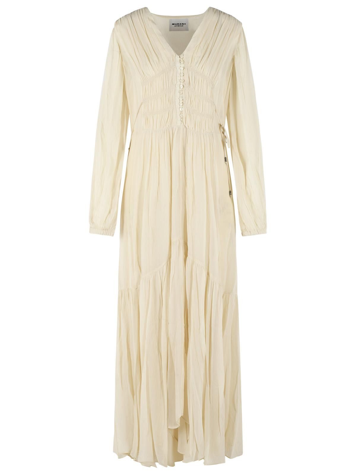 Isabel Marant Etoile ISABEL MARANT ETOILE 'Briane' Beige Viscose Dress Size S / US 4 / IT 40 - 1 Thumbnail