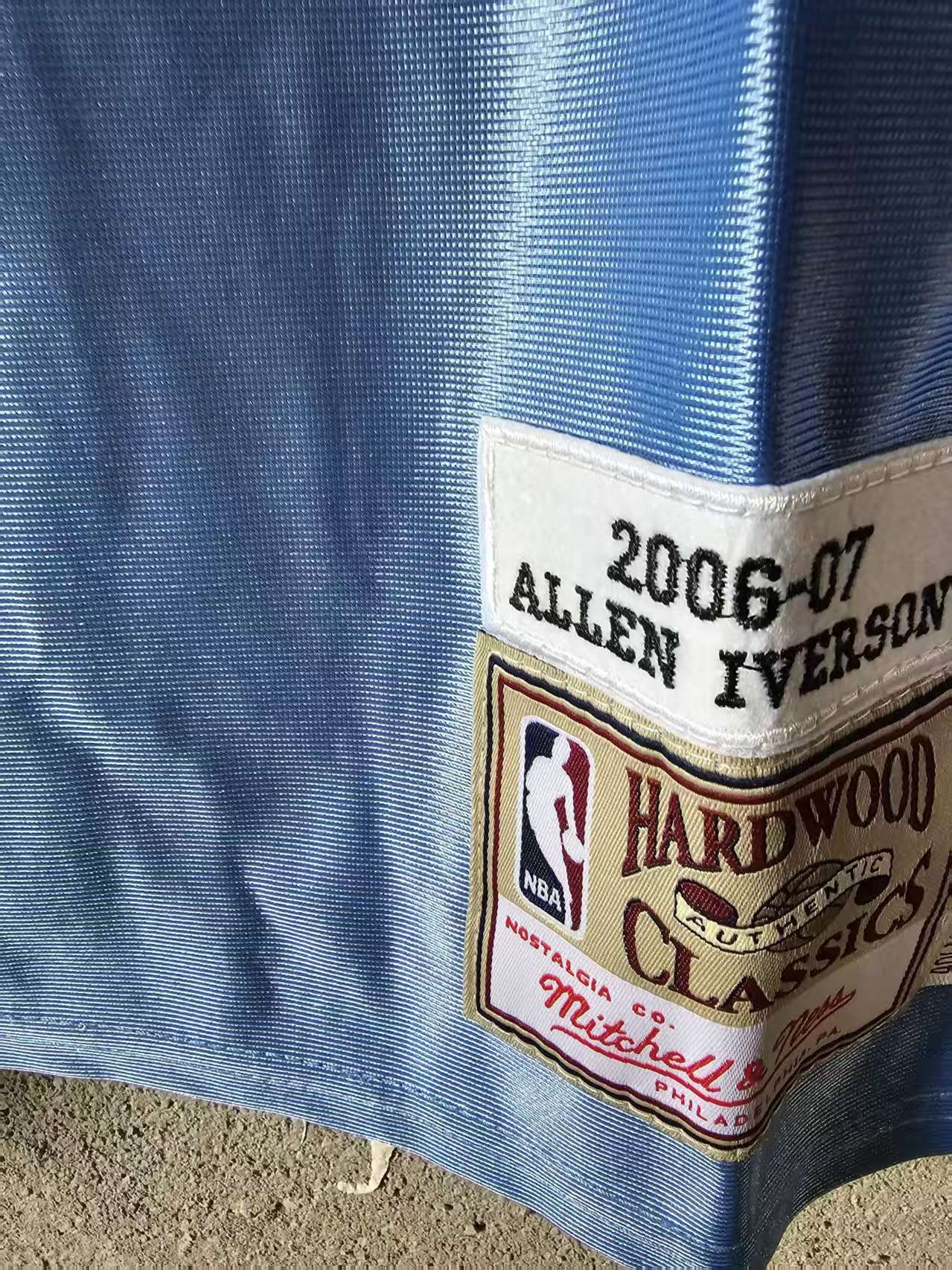 NBA Allen Iverson Jersey Denver Nuggets 3 Double Stitched Size US XL / EU 56 / 4 - 4 Thumbnail