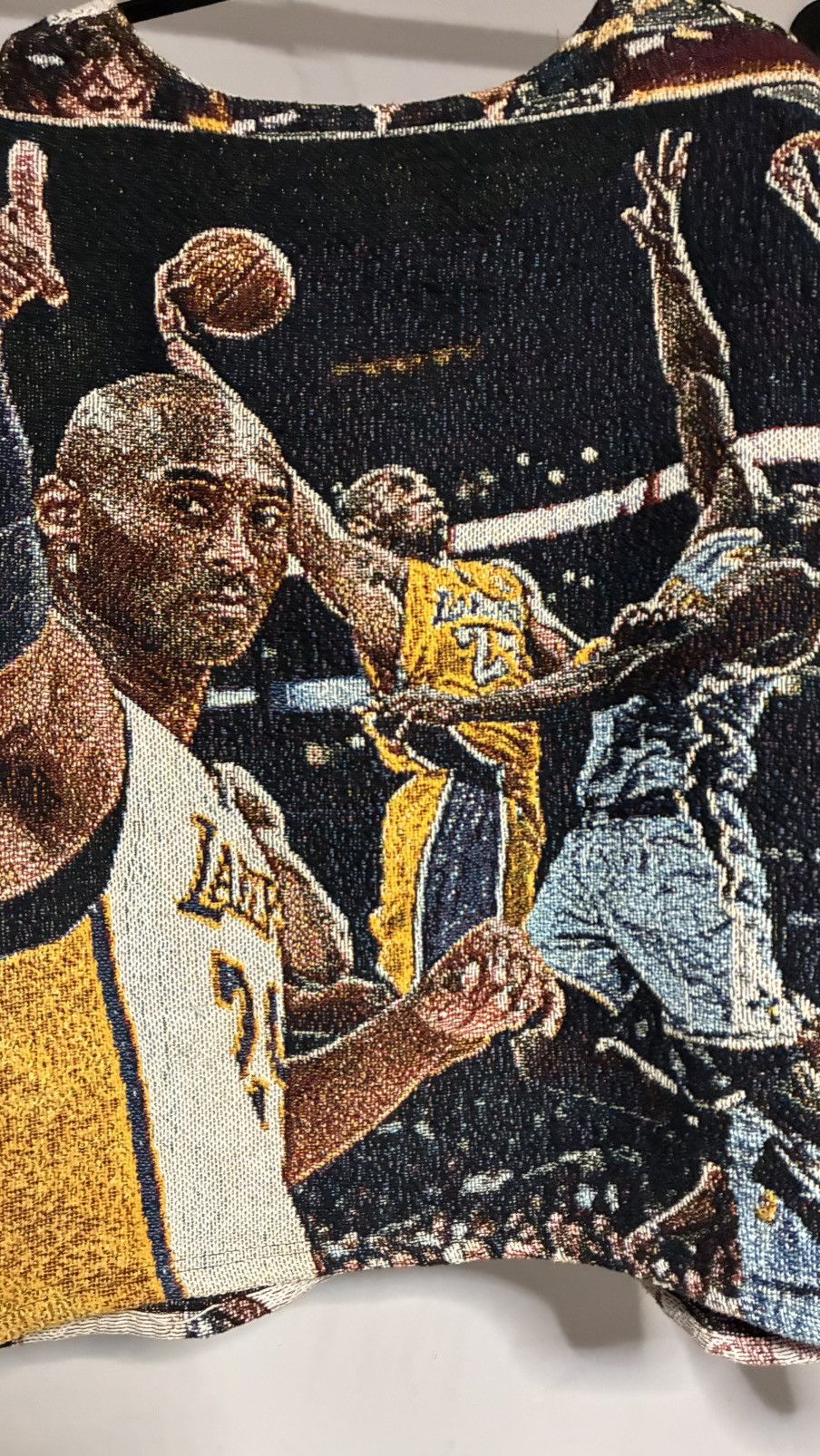 Other Vintage Kobe Bryant and Celso piña Tapestry Knit Sweater Size US L / EU 52-54 / 3 - 2 Thumbnail
