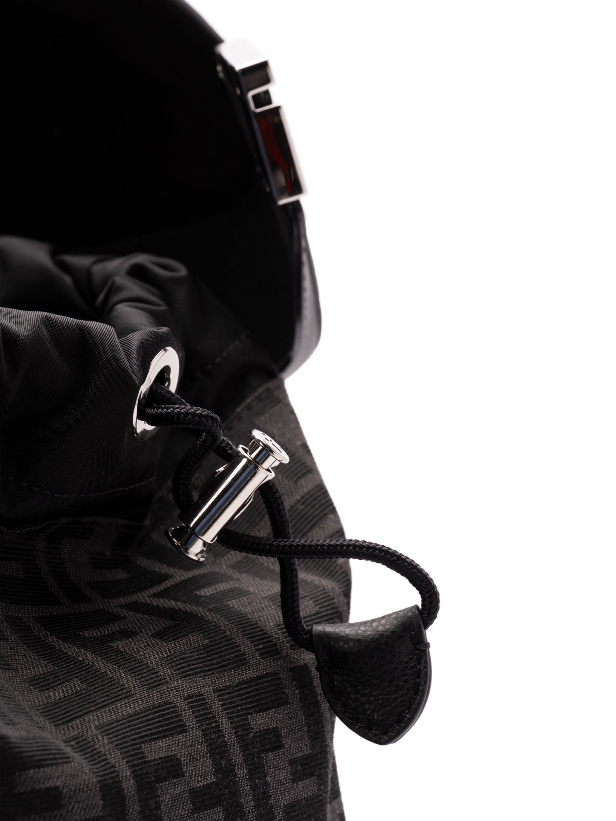 Fendi o1s1wg111025 Size: OS / Drive FF Jacquard Backpack in Black Size ONE SIZE - 2 Thumbnail