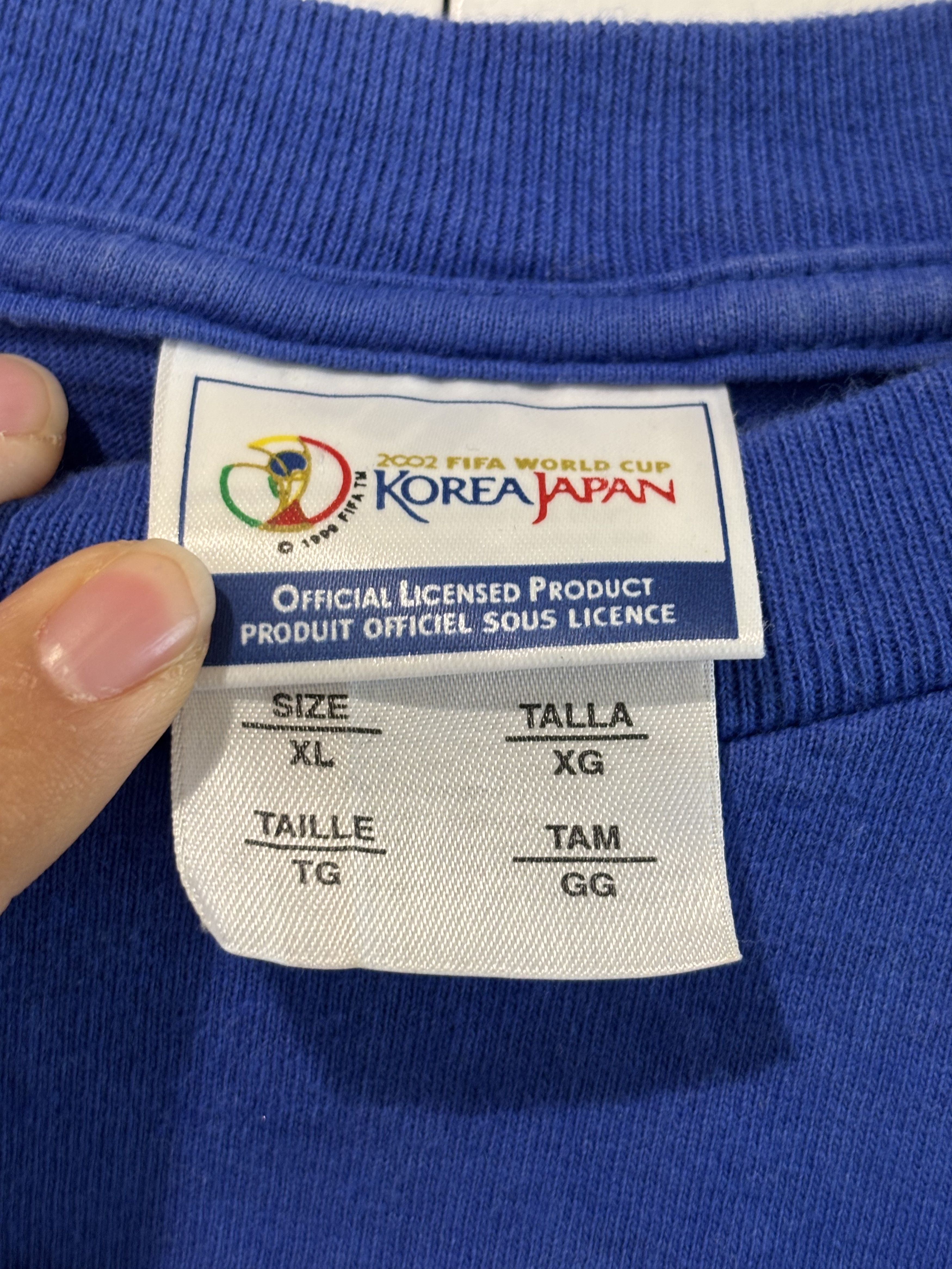 Adidas × Vintage Vintage 2002 World Cup Adidas T Shirt Dated 1999 Size US XL / EU 56 / 4 - 2 Thumbnail