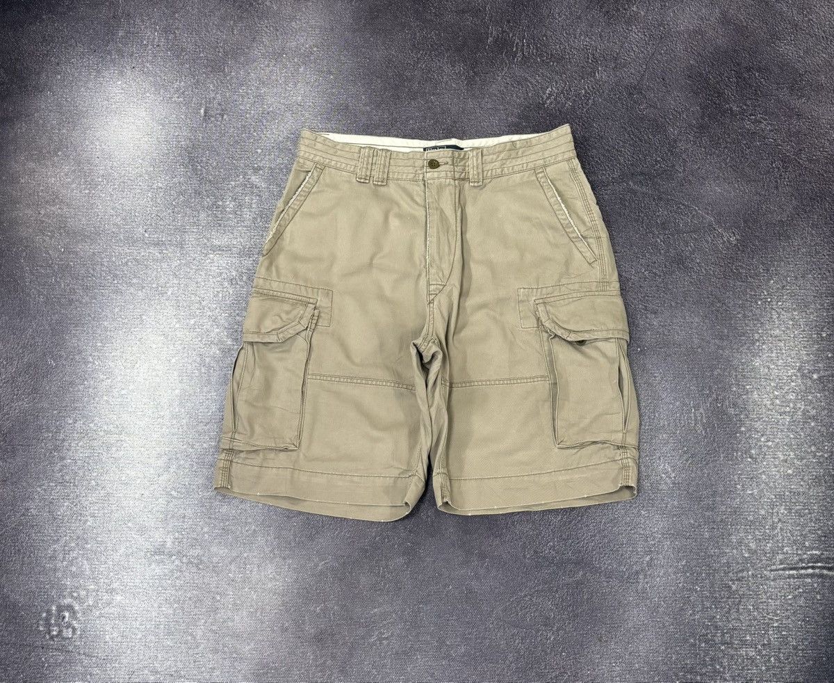 Polo Ralph Lauren Vintage Polo Ralph Lauren Y2K Military Utility Cargo Shorts Size US 33 - 1 Thumbnail