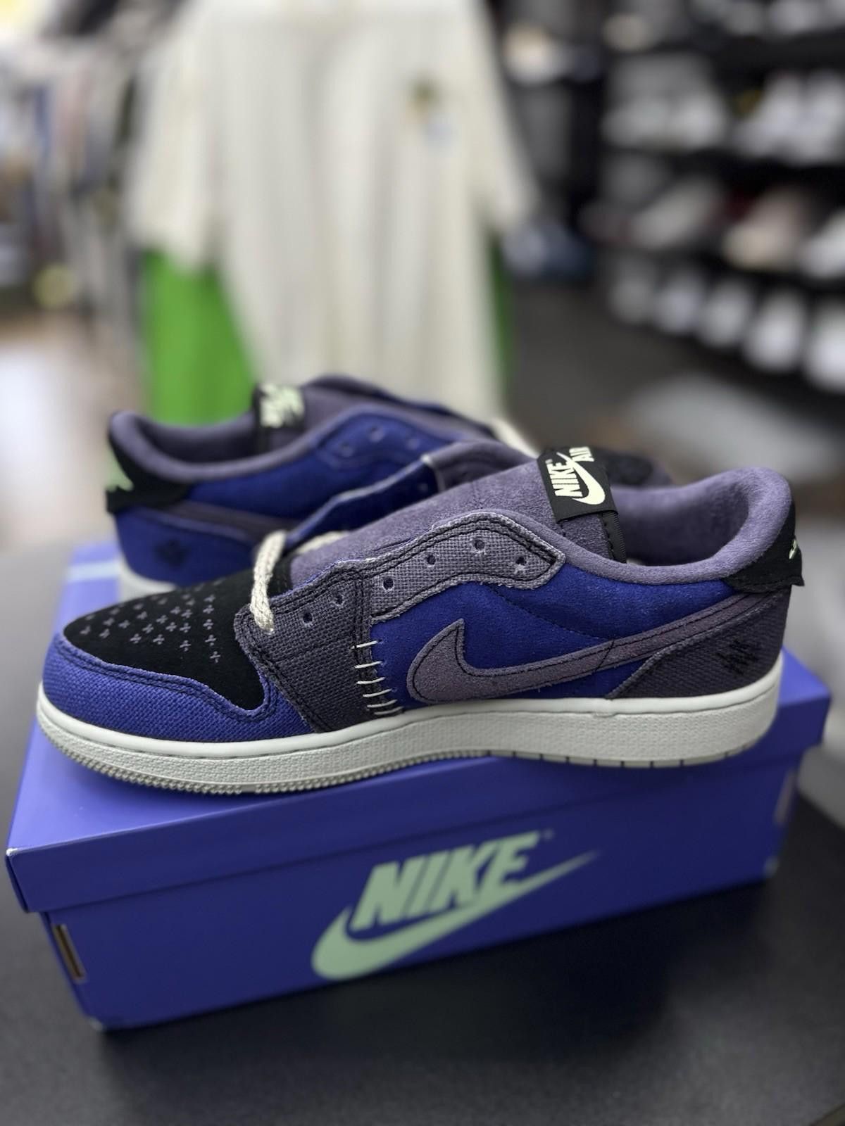 Jordan Brand 7Y Zion Williamson x Air Jordan 1 Retro OG Low Voodoo NEW Size US 7 / EU 40 - 8 Thumbnail
