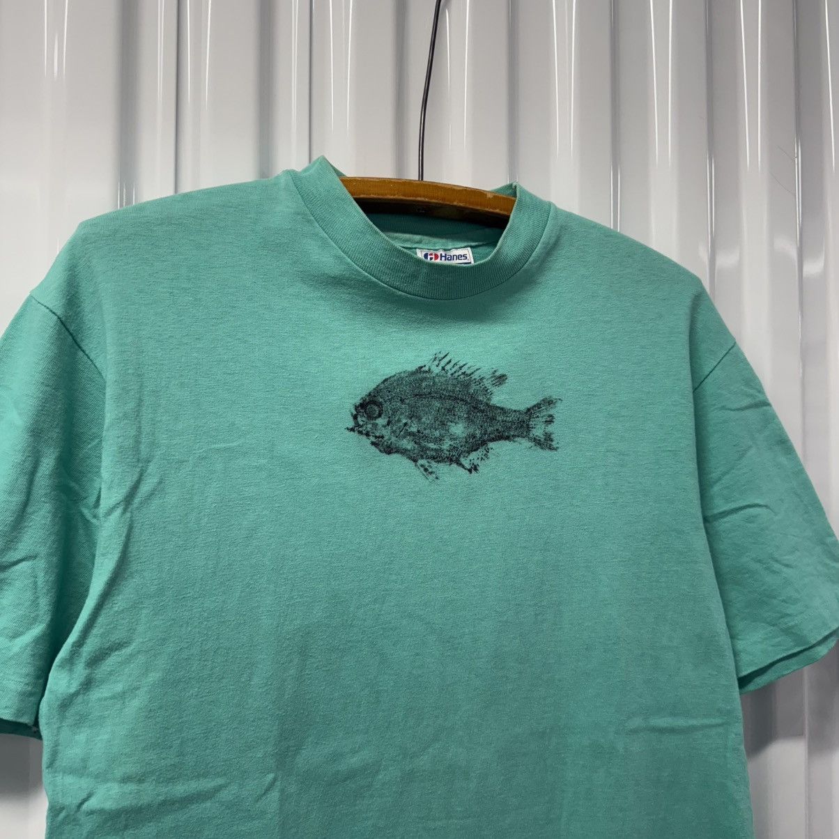 Japanese Brand × Vintage RARE Vintage 80s Gyotaku Japanese Fish Art Tee Size US L / EU 52-54 / 3 - 1 Thumbnail