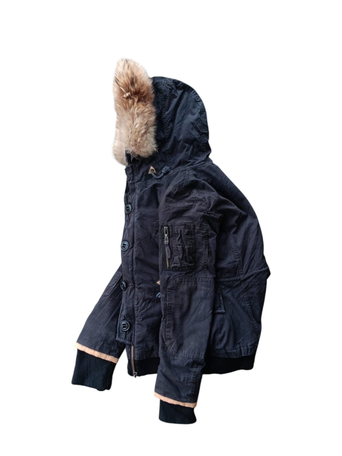 Japanese Brand Moussy japan fur raccoon lgb style jacket Size US M / EU 48-50 / 2 - 1 Thumbnail