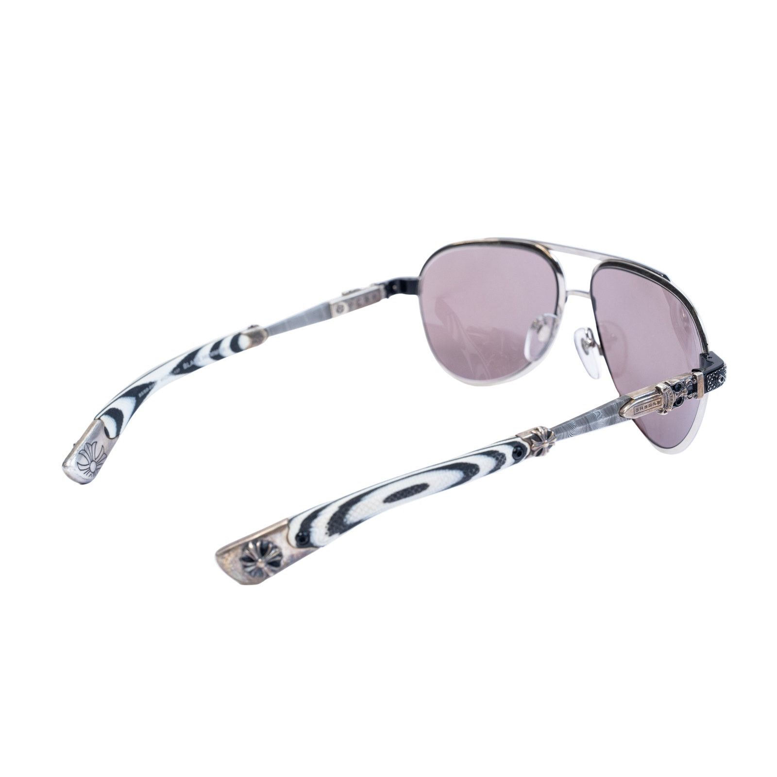 Chrome Hearts Blade Hummer II Silver Sunglasses Size ONE SIZE - 3 Thumbnail