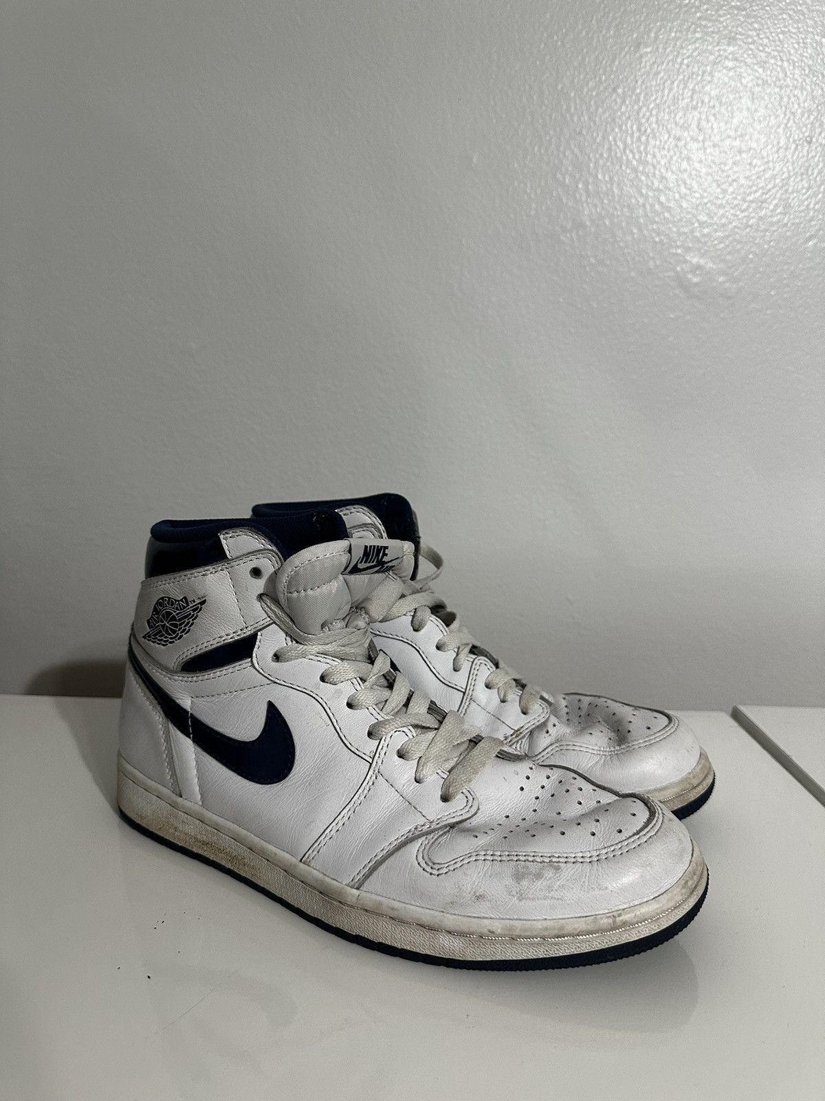 Nike Air Jordan 1 Retro High OG 'Metallic Navy' Size US 8.5 / EU 41-42 - 1 Thumbnail