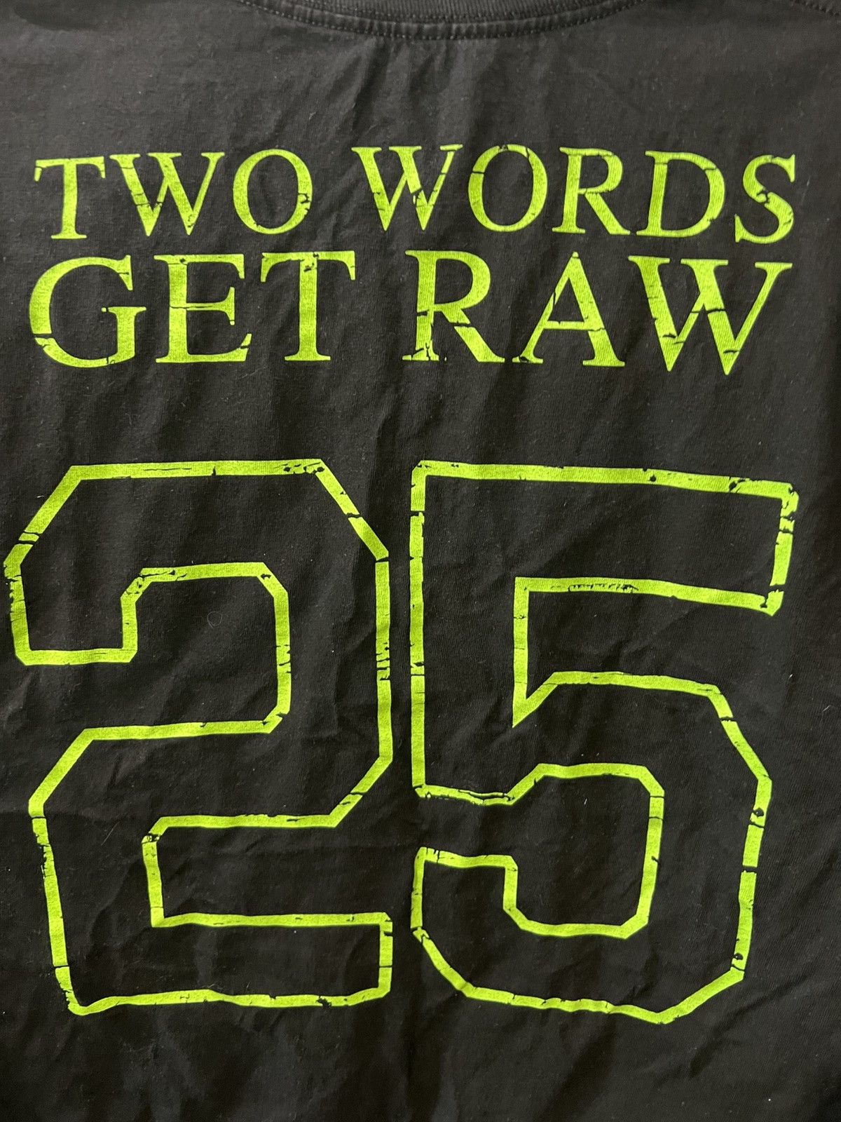 Vintage VINTAGE WWE DX D GENERATION X TWO WORDS GET RAW 25 TOUR TEE Size US L / EU 52-54 / 3 - 8 Thumbnail