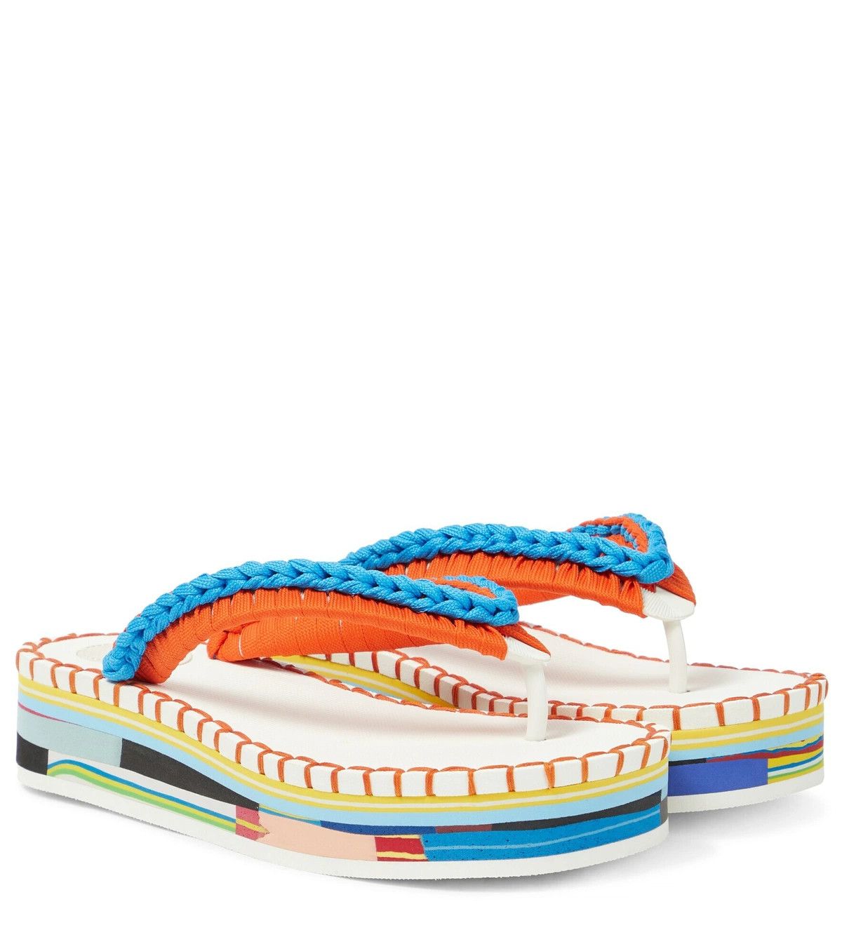 o1y0825 Slippers in Multicolor