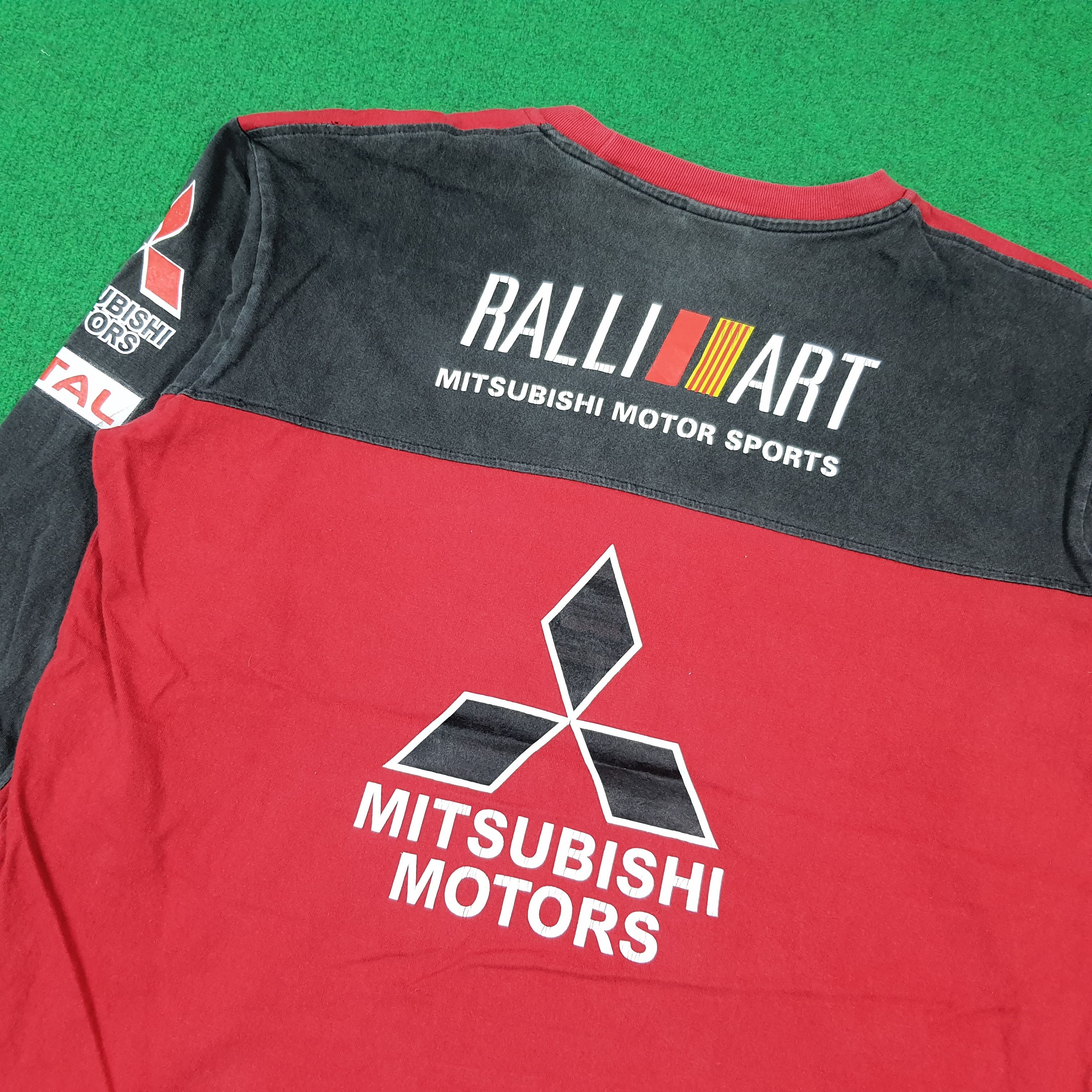 Japanese Brand Vintage JDM Mitsubishi Ralliart Motorsports Tshirt C285N77 Size US L / EU 52-54 / 3 - 4 Thumbnail
