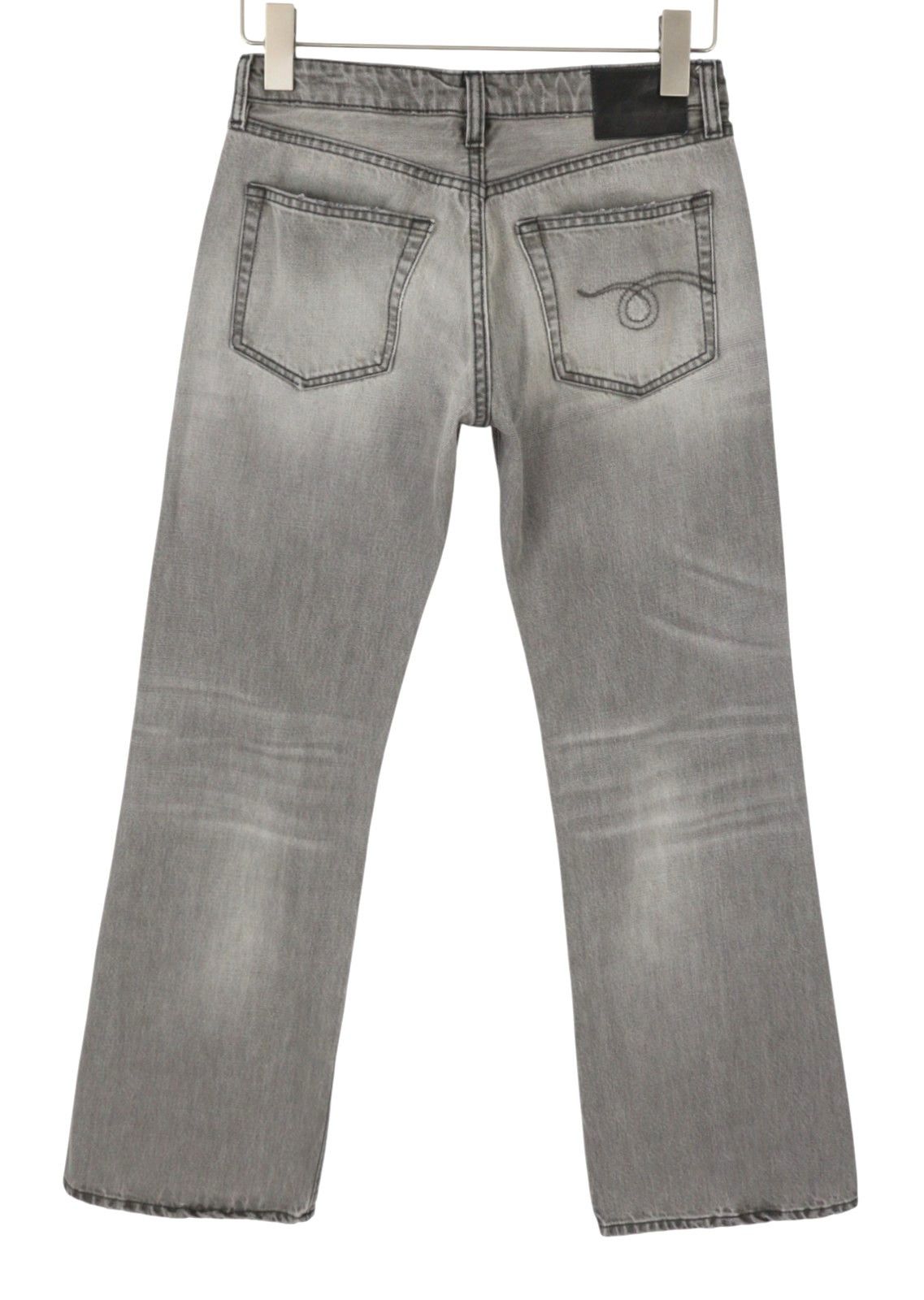 R13 JOAN CROPPED FLARE 24 Ashen Black Jeans 90043 Size 24" / US 00 / IT 34 - 2 Thumbnail