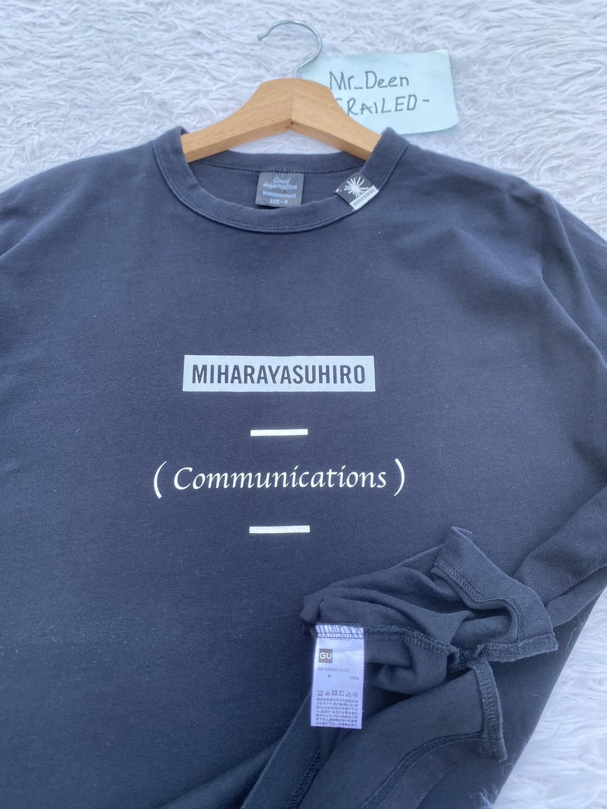 GU × Maison MIHARA YASUHIRO Rare Miharayasuhiro Japanese Brand (communication) Print Tee Size US M / EU 48-50 / 2 - 14 Thumbnail