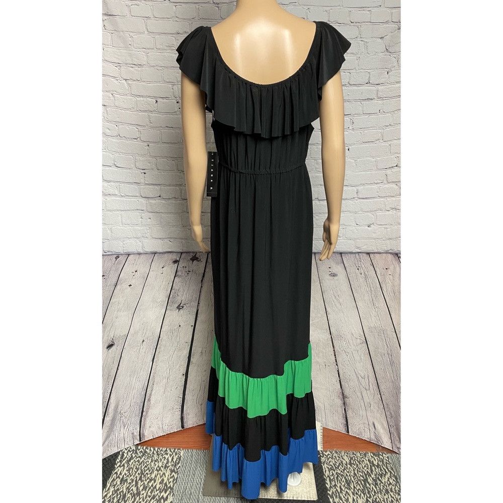 Other NWT New $88 Tiana B Casual Maxi Black Dress Size XL Size XL / US 12-14 / IT 48-50 - 4 Thumbnail