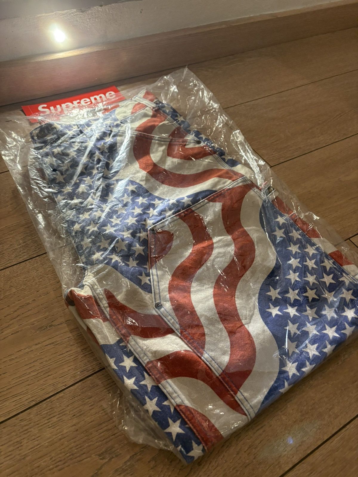 Supreme Flag Double Knee Painter Pant - Size:36 Size US 36 / EU 52 - 4 Thumbnail