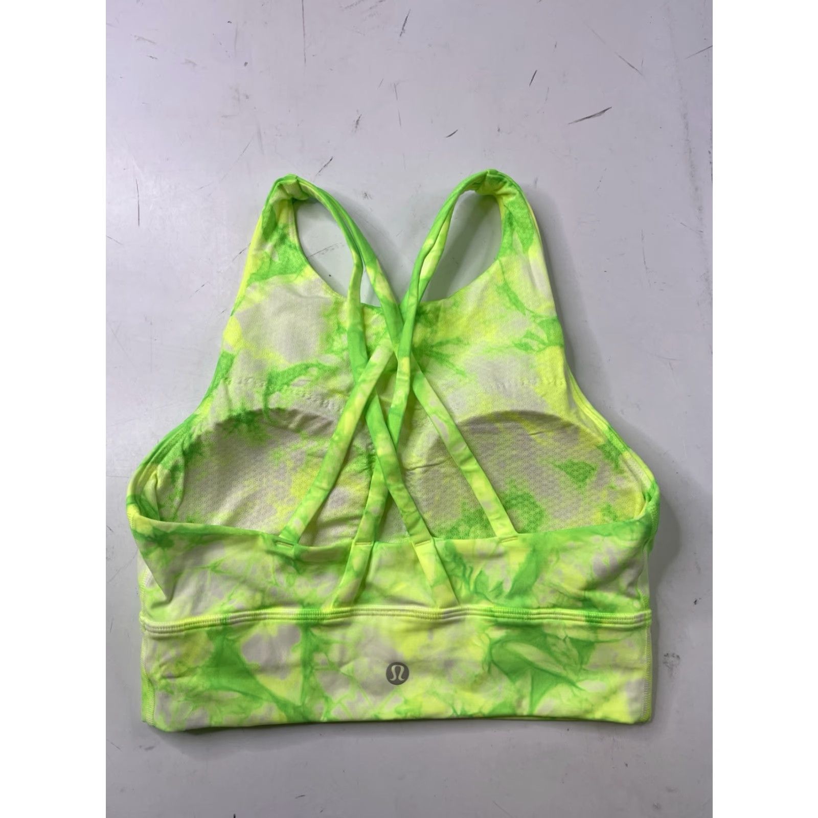 Lululemon Lululemon ENERGY BRA High Neck Long Line Energy Bra Tie Dye SZ 4 Women Sleeveless Multicolor Regular Lined Sports Bra Womens Size ONE SIZE - 2 Thumbnail