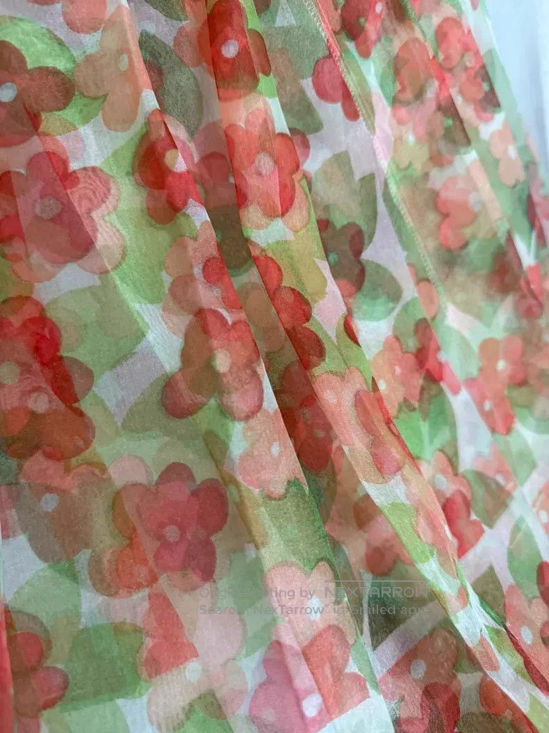 Comme des Garcons Comme Des Garcons size XS Floral Net Veil Skirt Size 23" - 6 Thumbnail