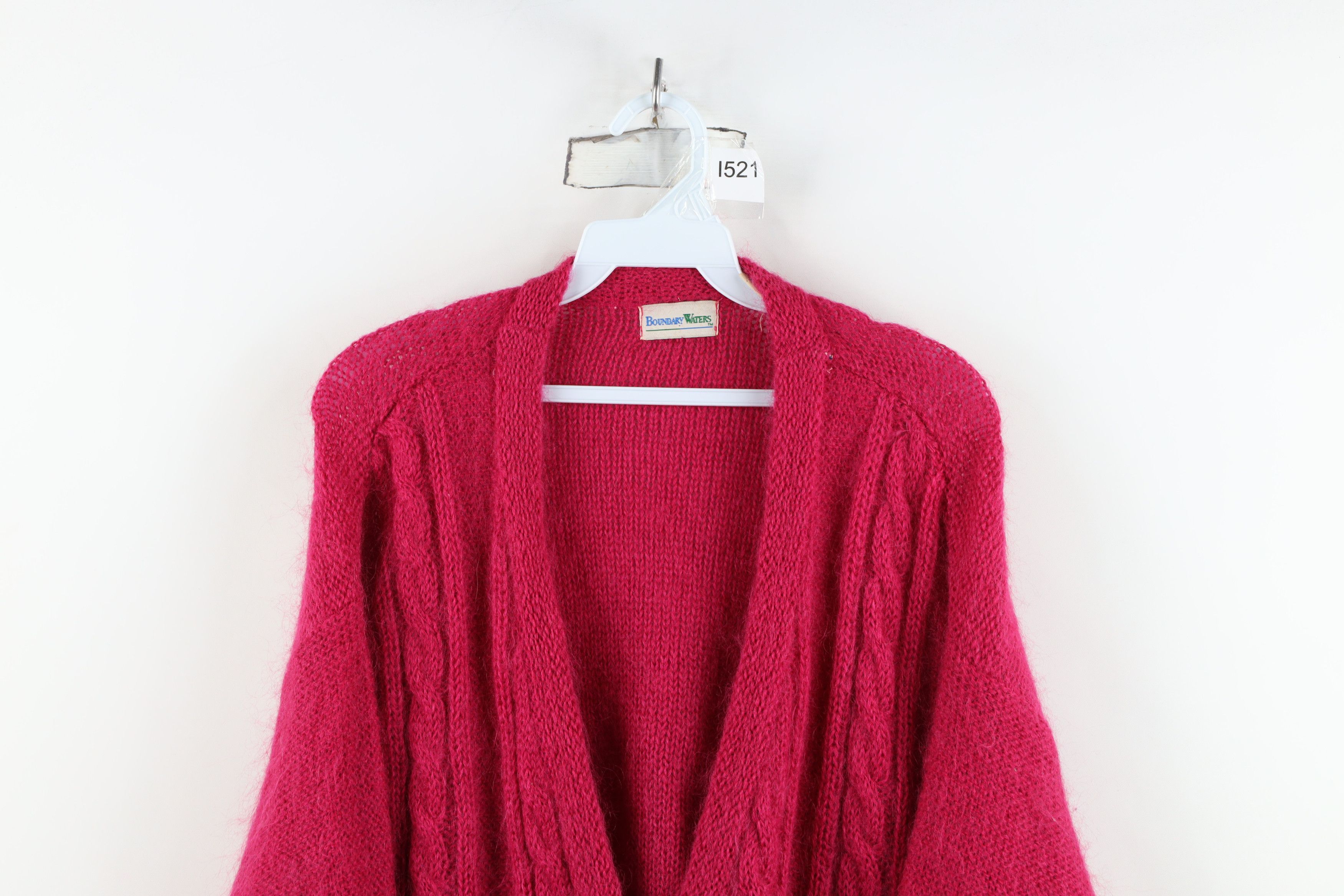 Vintage Vintage 90s Streetwear Chunky Cable Knit Cardigan Sweater Size L / US 10 / IT 46 - 2 Thumbnail