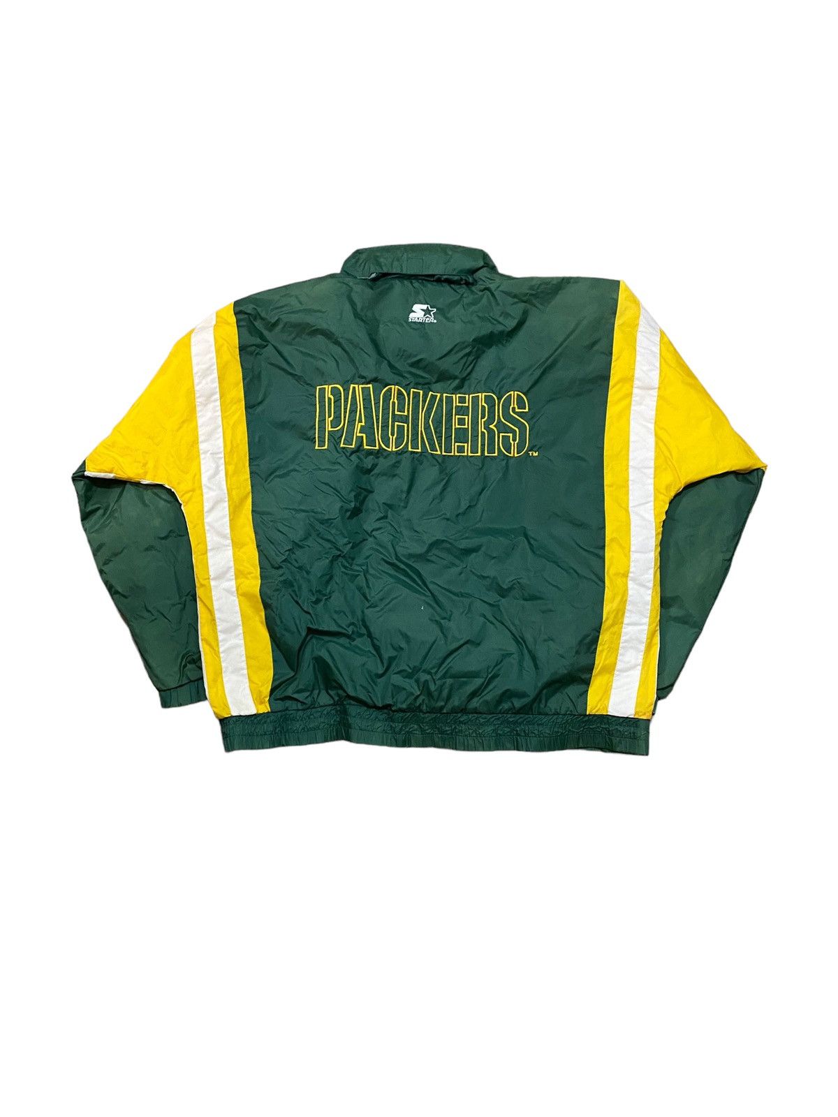NFL × Vintage Vintage Green Bay Packers Starter zip up hooded jacket Size US XL / EU 56 / 4 - 3 Thumbnail