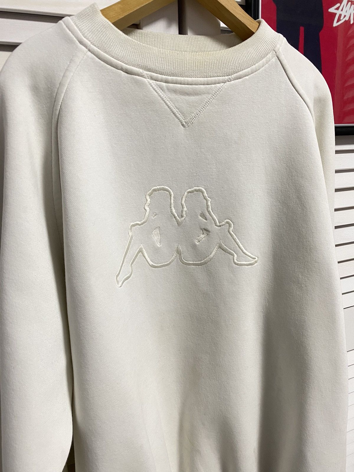 Kappa × Vintage Vintage 90s Sweater Crewneck Kappa Big Knit Logo Boxy Fit Size US M / EU 48-50 / 2 - 4 Thumbnail