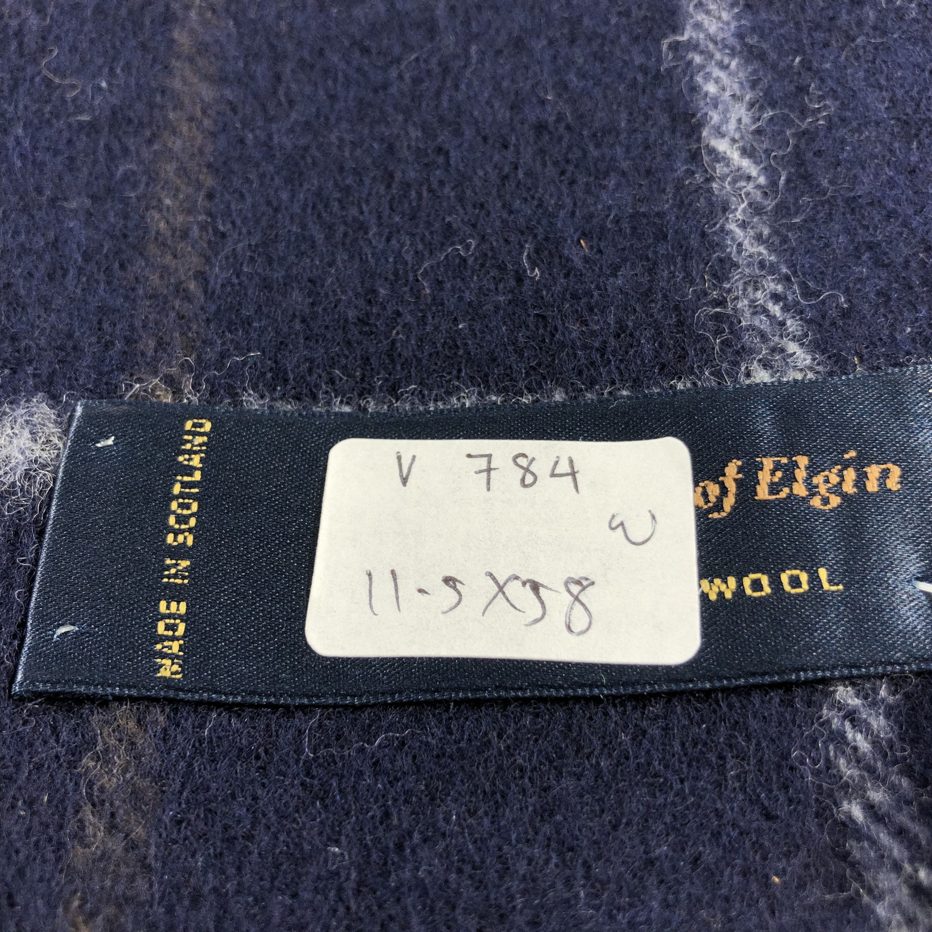 Johnstons Of Elgin Johnston of Elgin Tartan Wool Scarf Muffler V784 Size ONE SIZE - 7 Thumbnail