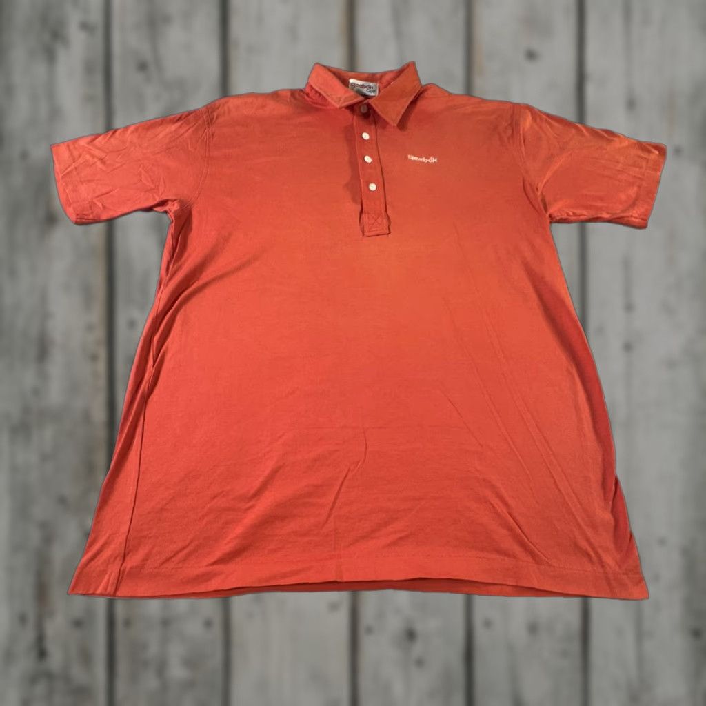 Reebok VINTAGE Reebok Polo Shirt Mens Large Golf Short Sleeve Cotton Made in USA 90s Retro Athletic Size US L / EU 52-54 / 3 - 1 Thumbnail