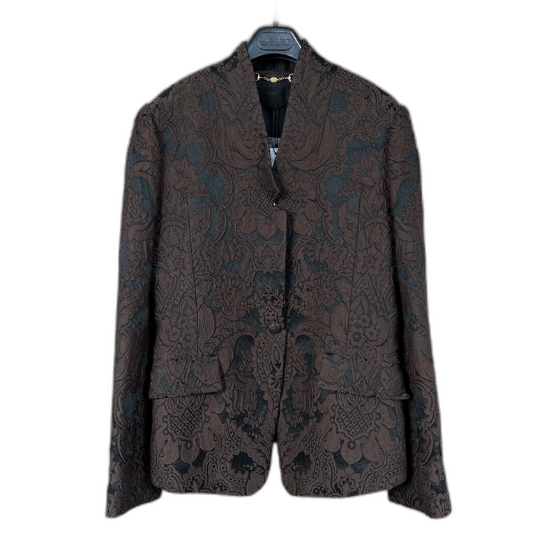 Gucci Gucci Embroidered Tapestry Blazer Jacket for Women-2506 Size L / US 10 / IT 46 - 1 Thumbnail