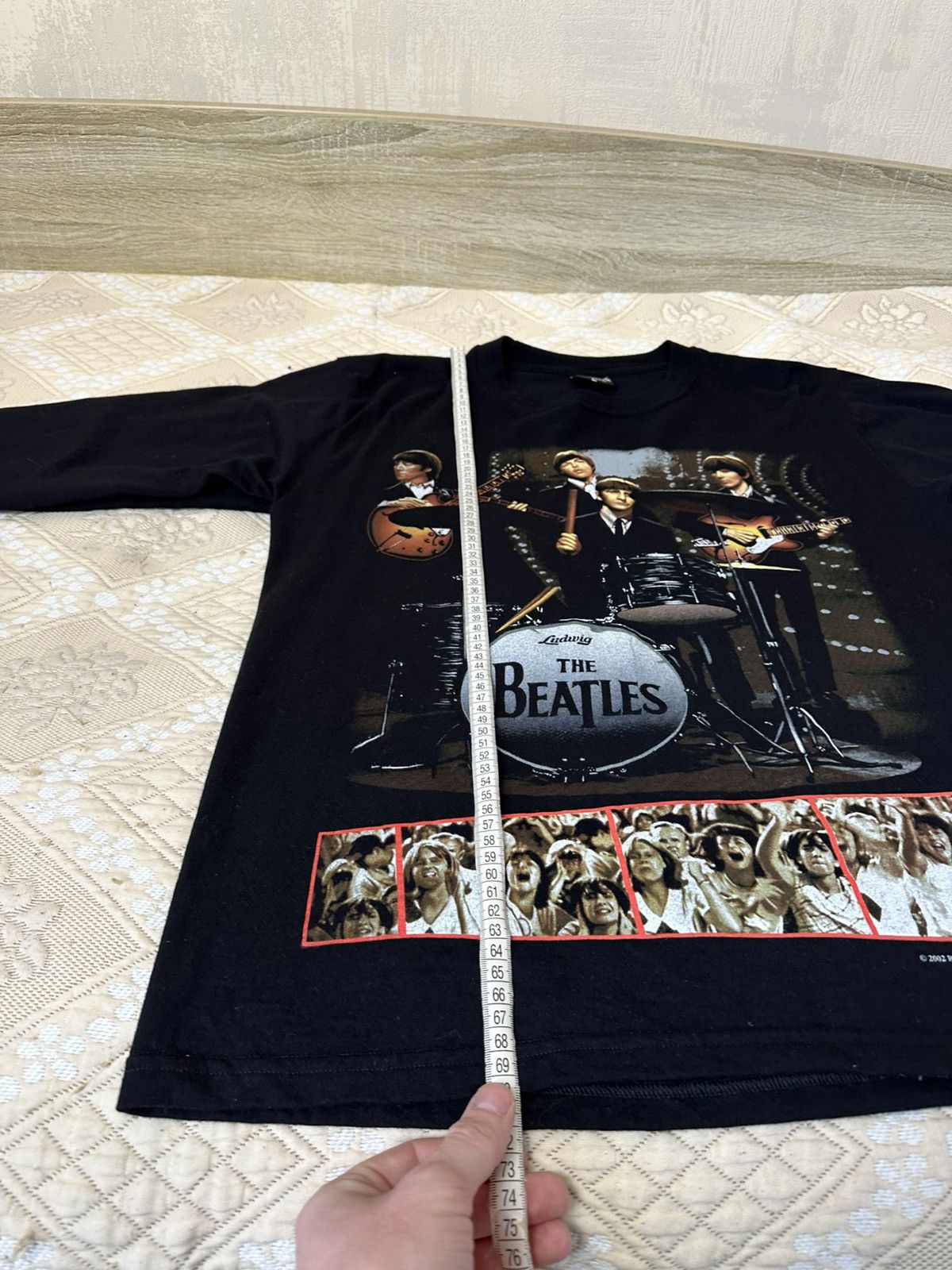 Band Tees 🔥 The Beatles Vintage Rock Band Long Sleeve Shirt Tour Size US L / EU 52-54 / 3 - 8 Thumbnail