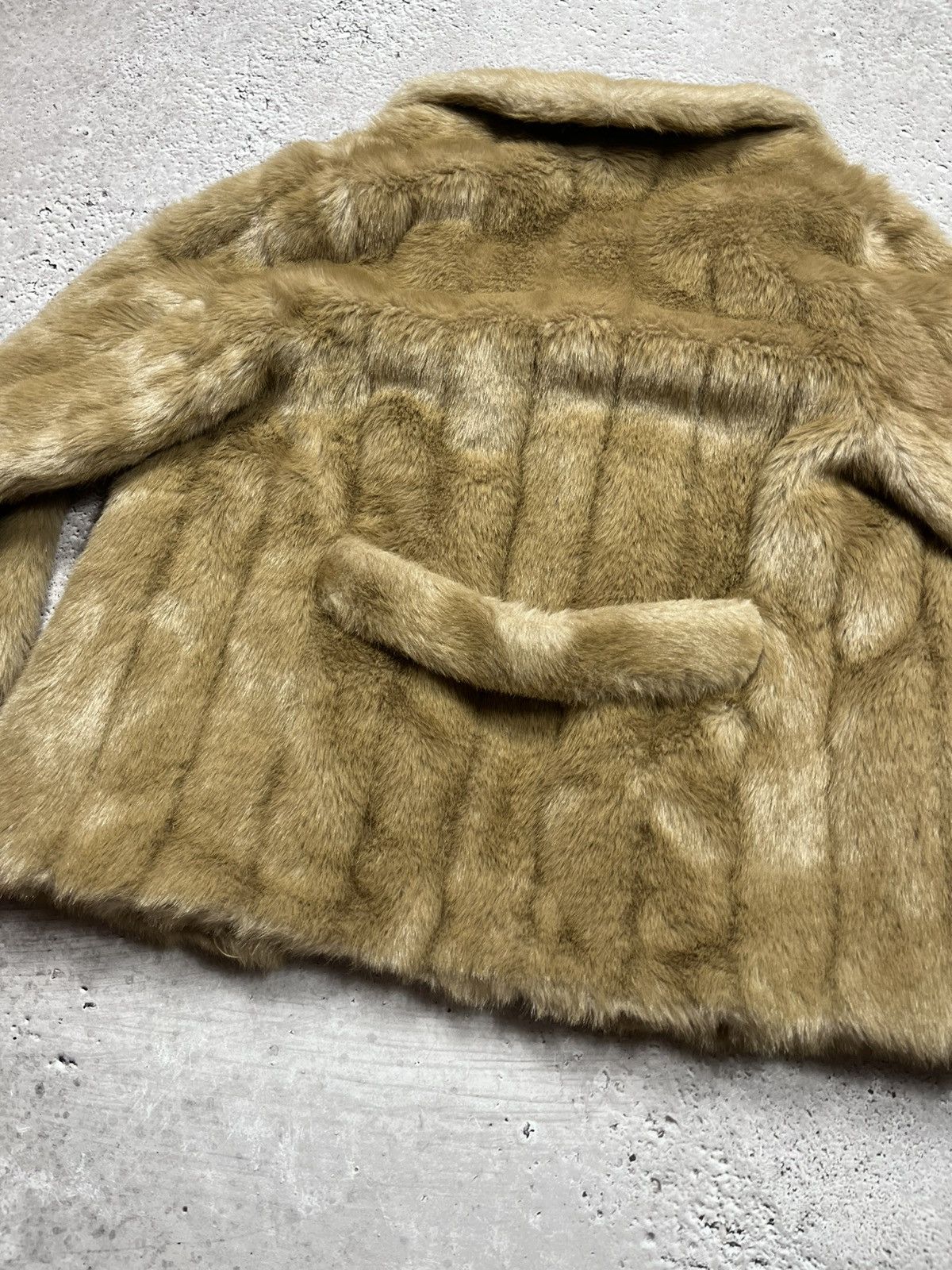 Other Women’s Vintage Faux Fur Coat Brown Jacket Size L / US 10 / IT 46 - 14 Thumbnail