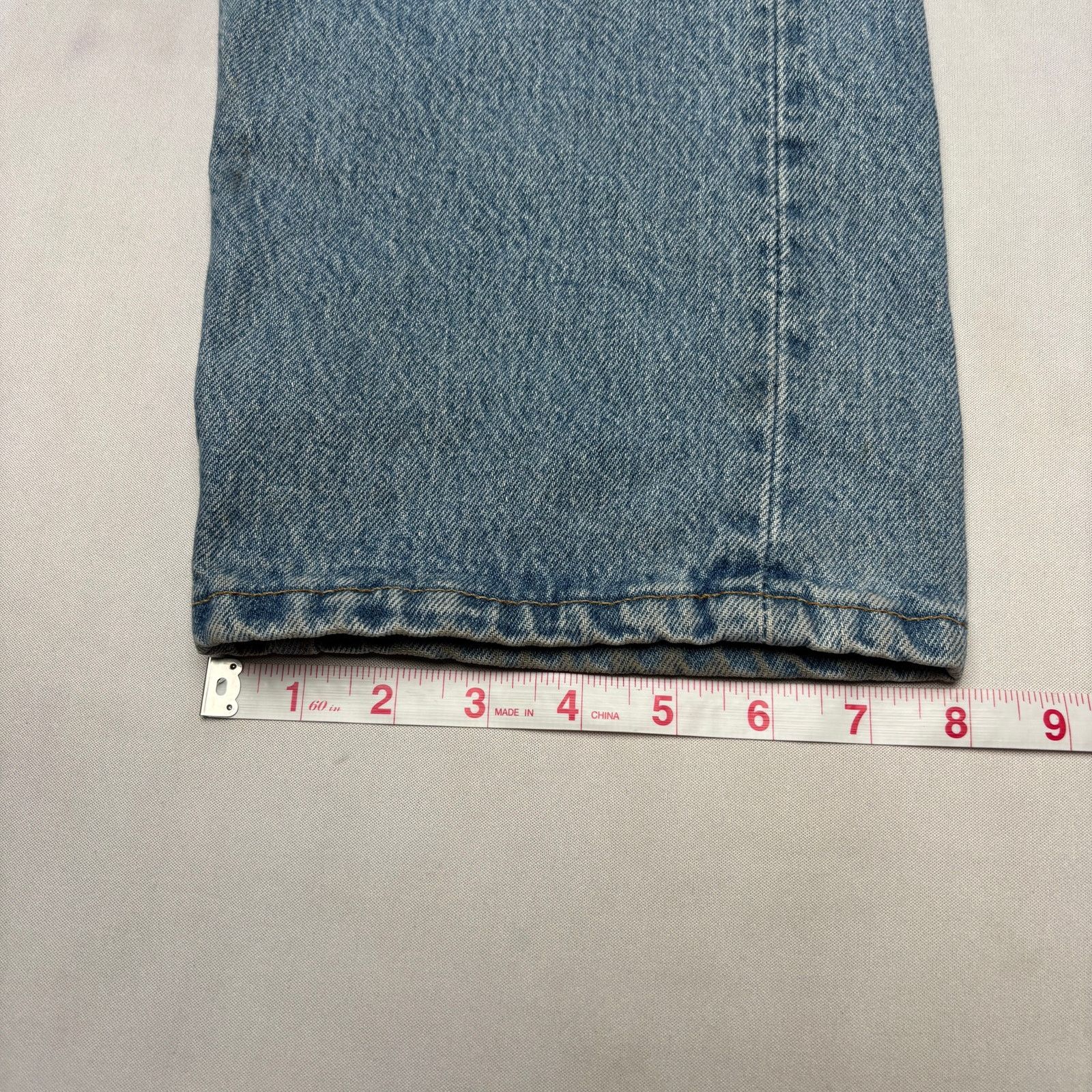 Levi's Vintage 90s Levi's 501 Straight Leg Jeans 33x29 Made in USA Size US 33 - 8 Thumbnail