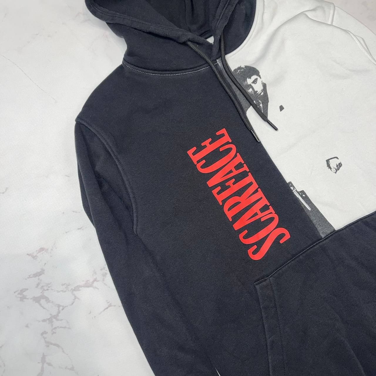 Vintage Scarface Split Sweater black/white Size US S / EU 44-46 / 1 - 4 Thumbnail