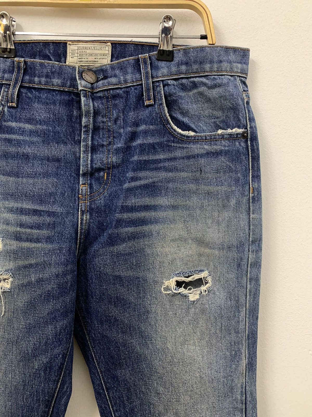 Current/Elliot Current & Elliot skinny zephyr destroys Size 34" / US 12 / IT 48 - 2 Thumbnail