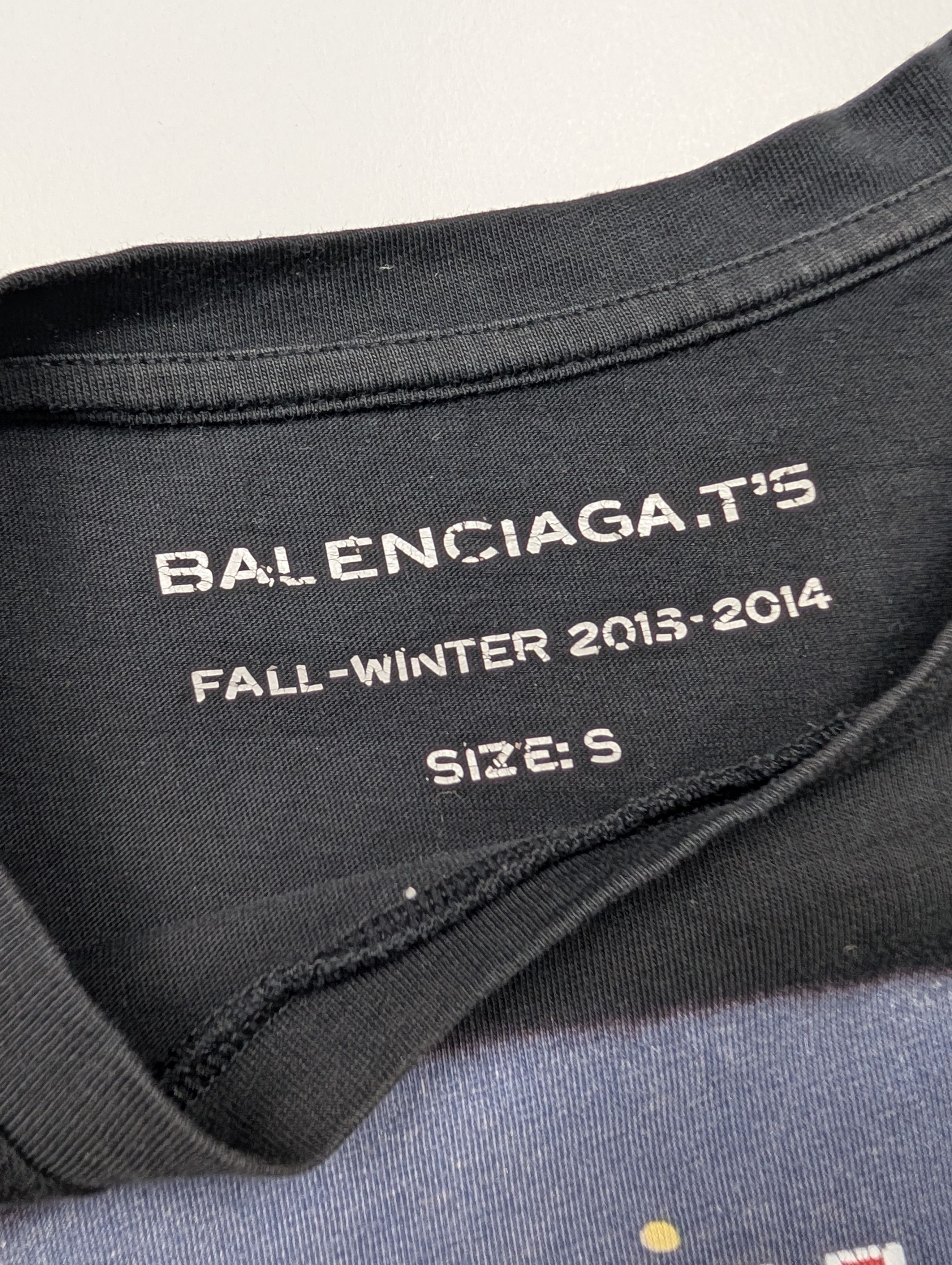 Balenciaga Balenciaga Black AW13 Egyptofunk "Join A Weird Trip" Tee Size S / US 4 / IT 40 - 4 Thumbnail