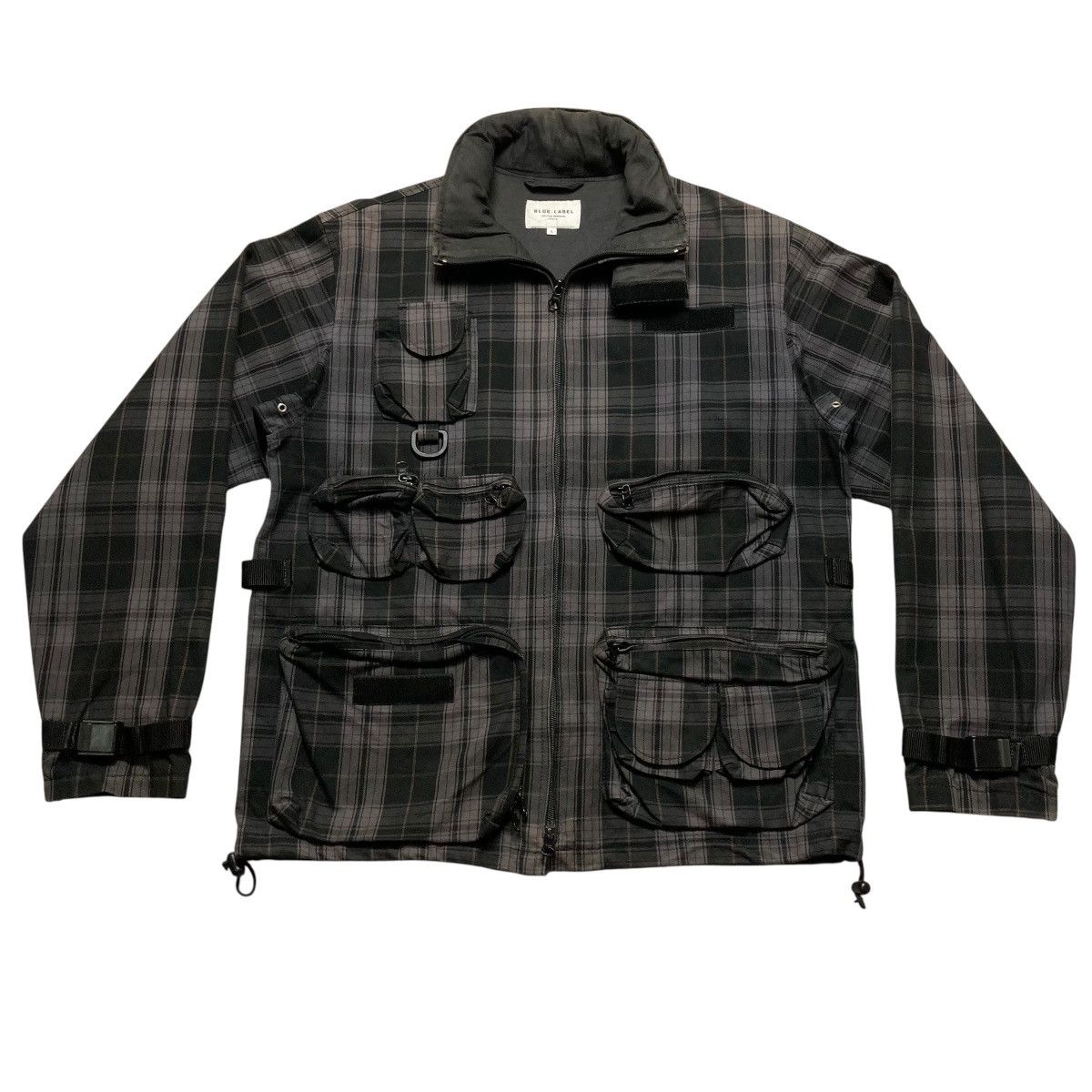 Japanese Brand UNITED ARROWS - Plaid 3D Multi Pocket Utility Hunting Jacket Size US L / EU 52-54 / 3 - 2 Thumbnail