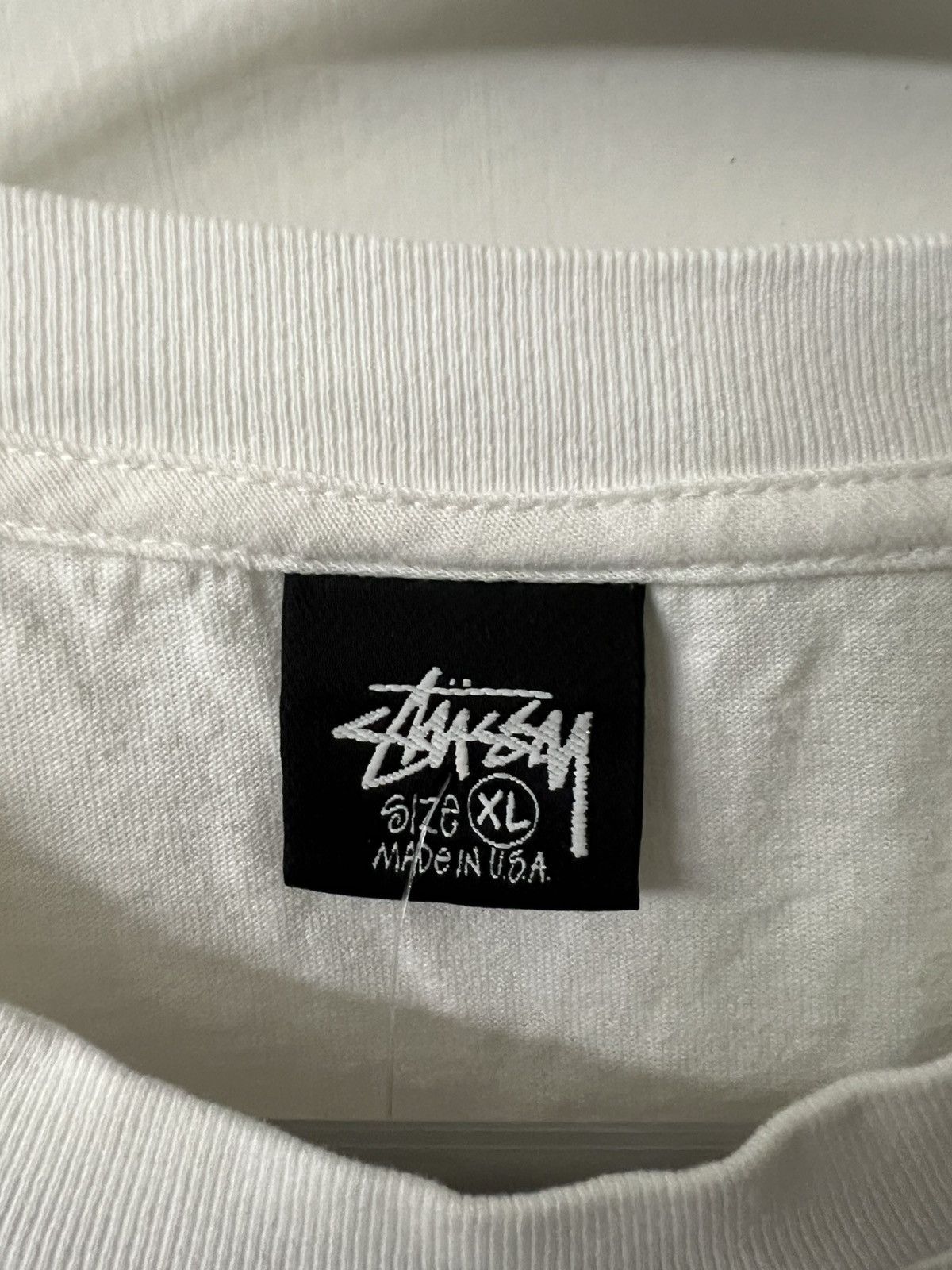 Stussy Stussy white creation tee Size US XL / EU 56 / 4 - 2 Thumbnail