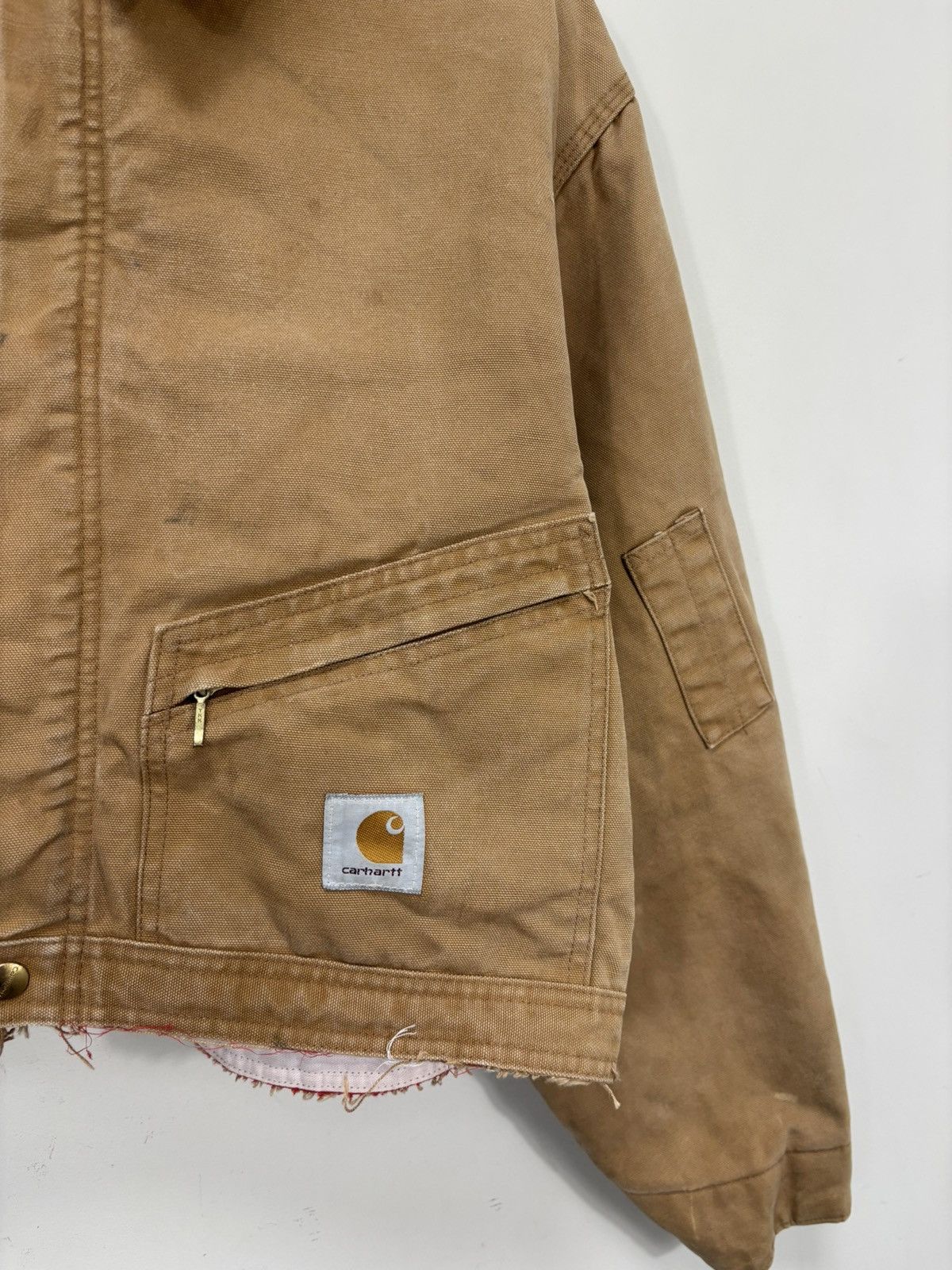 Carhartt Vintage 90s Carhartt USA Workwear Y2K Boxy Cropped Jacket Size US L / EU 52-54 / 3 - 4 Thumbnail