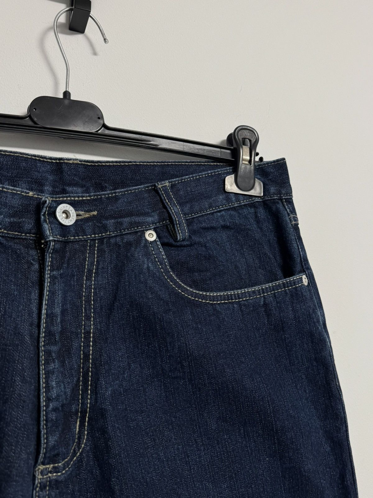 Yves Saint Laurent Vintage Yves Saint Laurent YSL Navy Blue Denim Jeans Pants Size US 32 / EU 48 - 10 Thumbnail