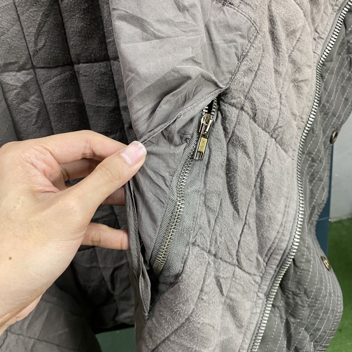 Rick Owens × Rick Owens Drkshdw Exploder parka jacket with body strap Size US XS / EU 42 / 0 - 15 Thumbnail