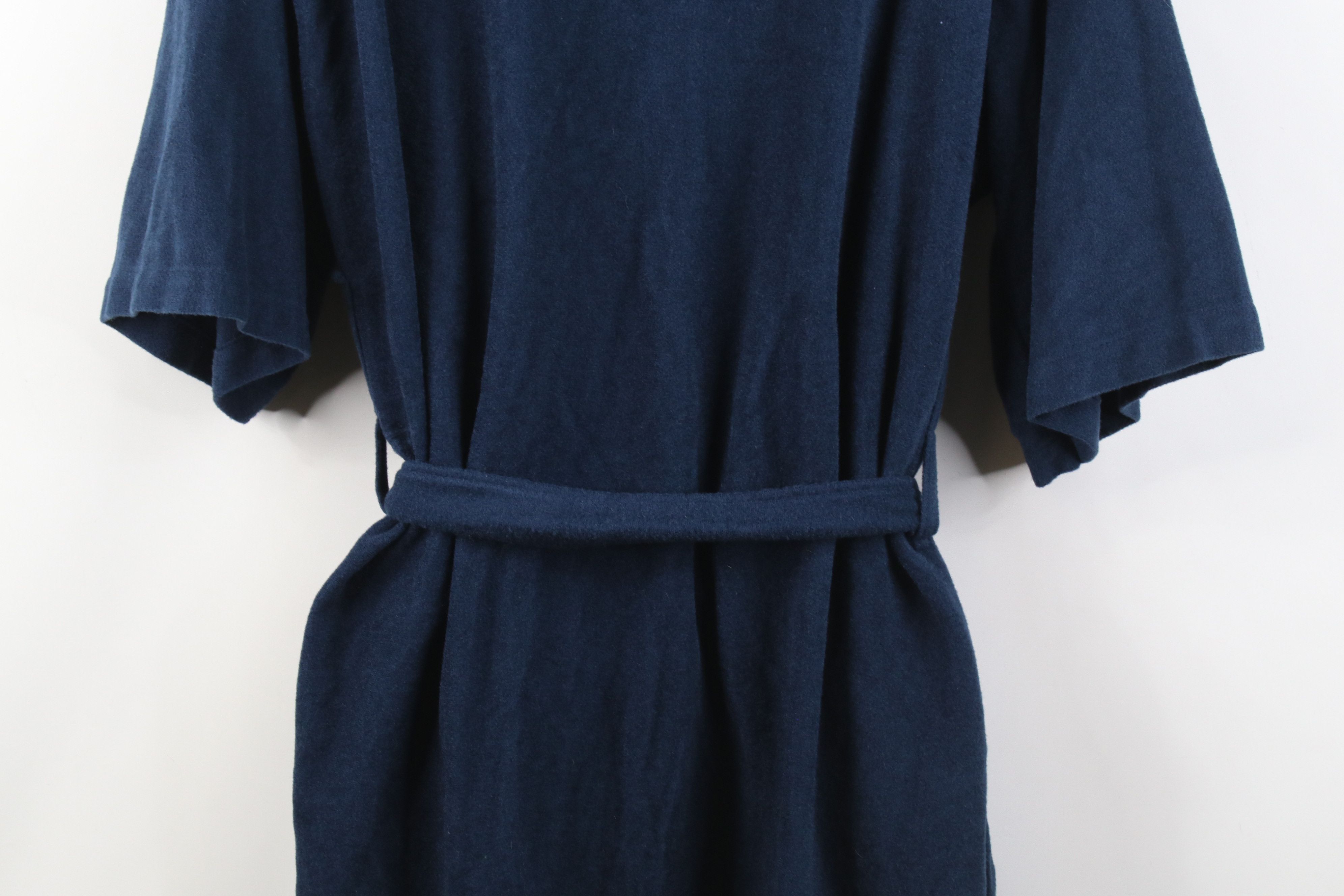 Vintage Vintage 70s Streetwear Belted Short Sleeve Velour Bath Robe Size US L / EU 52-54 / 3 - 6 Thumbnail