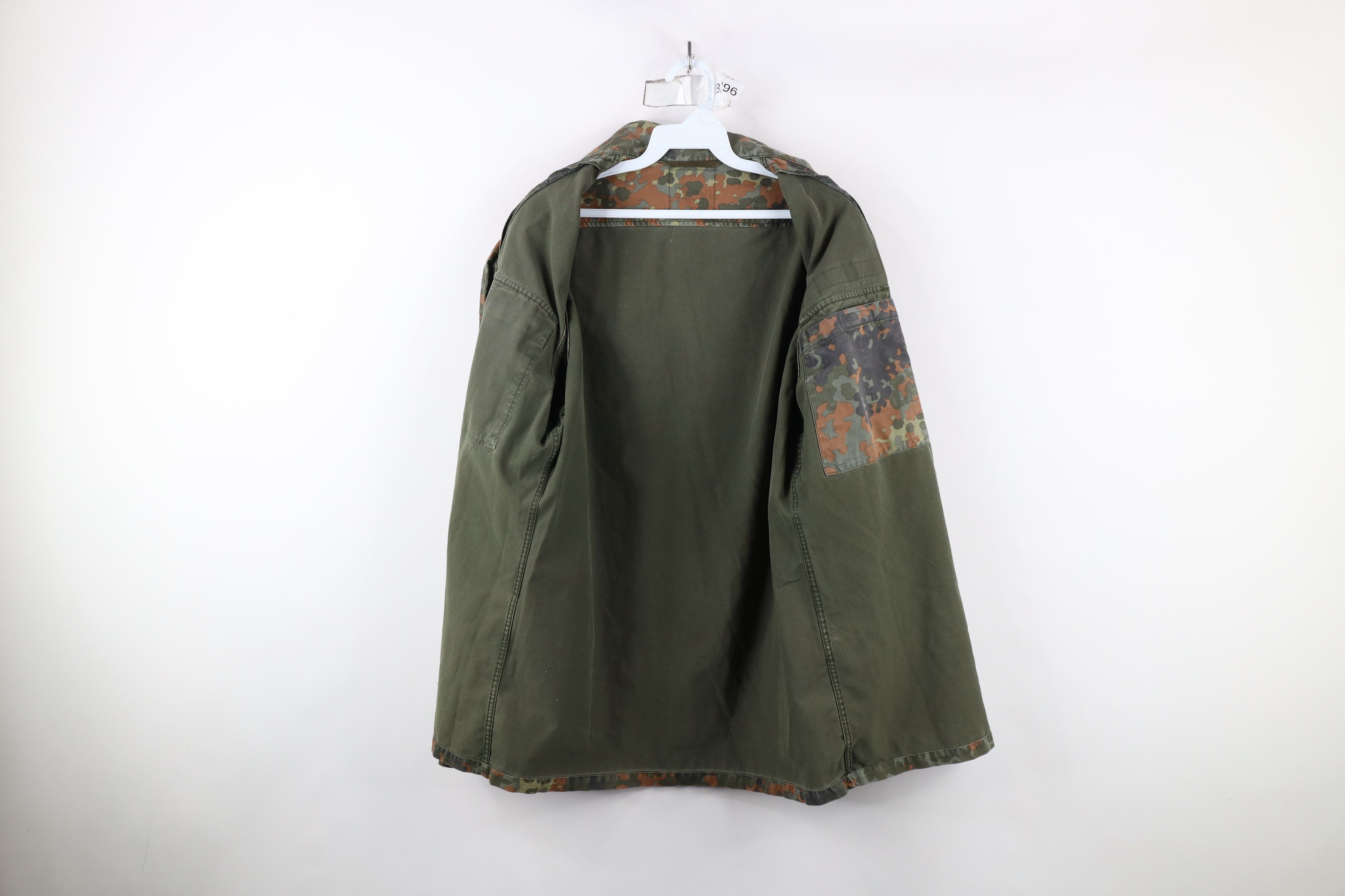 Vintage Vintage 90s German Military Camouflage Shirt Field Jacket Size US M / EU 48-50 / 2 - 11 Thumbnail