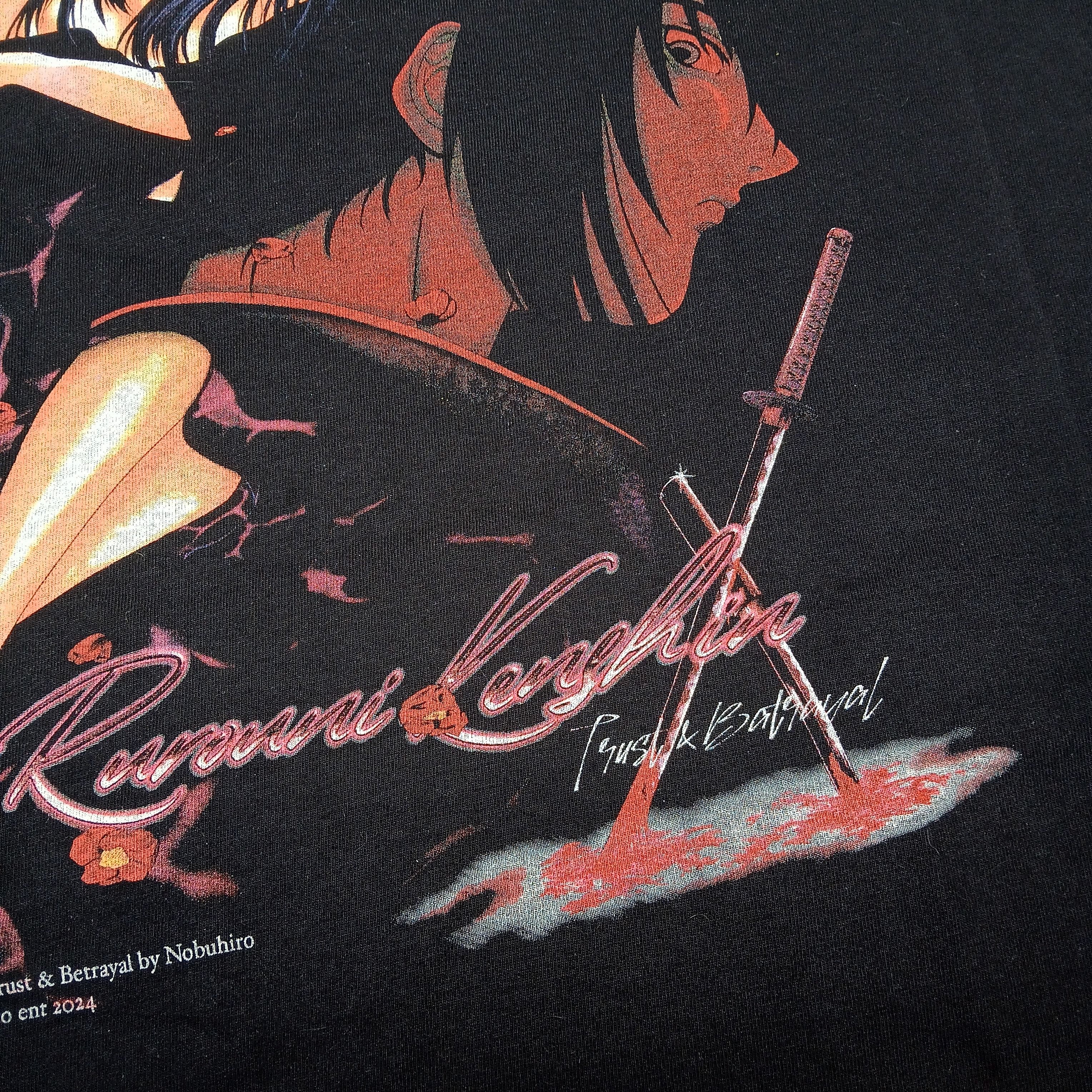 Anime × Japanese Brand × Vintage 🔥RARE🔥 Anime Samurai X Rurouni Kenshin : Trust & Betrayal Size US L / EU 52-54 / 3 - 6 Thumbnail
