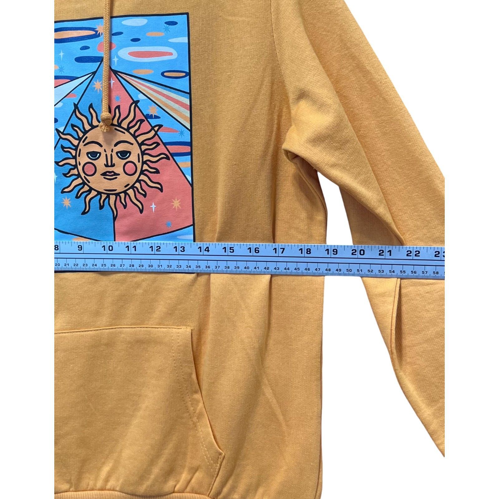 Pink Floyd Pink Floyd - Men's Long Sleeve Hooded Sweatshirt - Yellow - Size US L / EU 52-54 / 3 - 3 Thumbnail