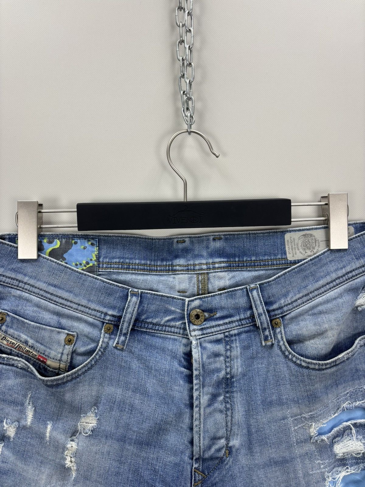 Diesel Mens jeans Diesel Size 31 Color Blue Size US 31 - 4 Thumbnail
