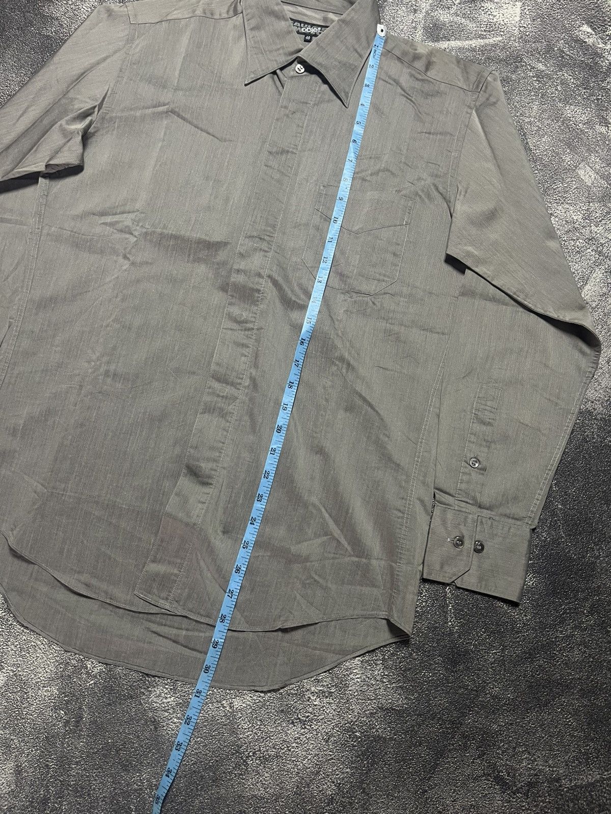 Jean Paul Gaultier Jean paul gaultier object hidden button shirt Size US M / EU 48-50 / 2 - 6 Thumbnail