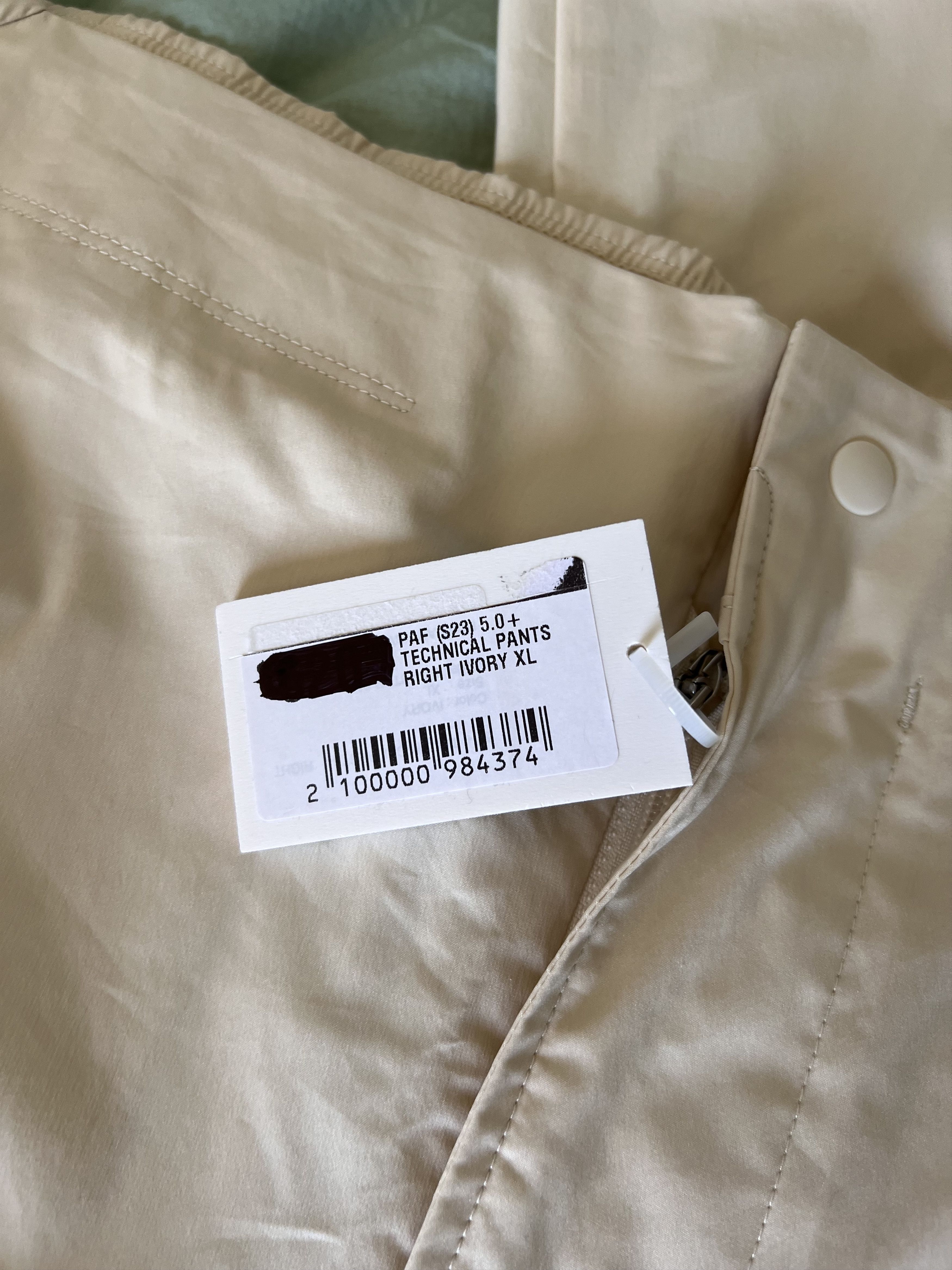 POST ARCHIVE FACTION (PAF) Post Archive Faction 5.0+ Right Technical Pants in Ivory Size US 36 / EU 52 - 6 Thumbnail