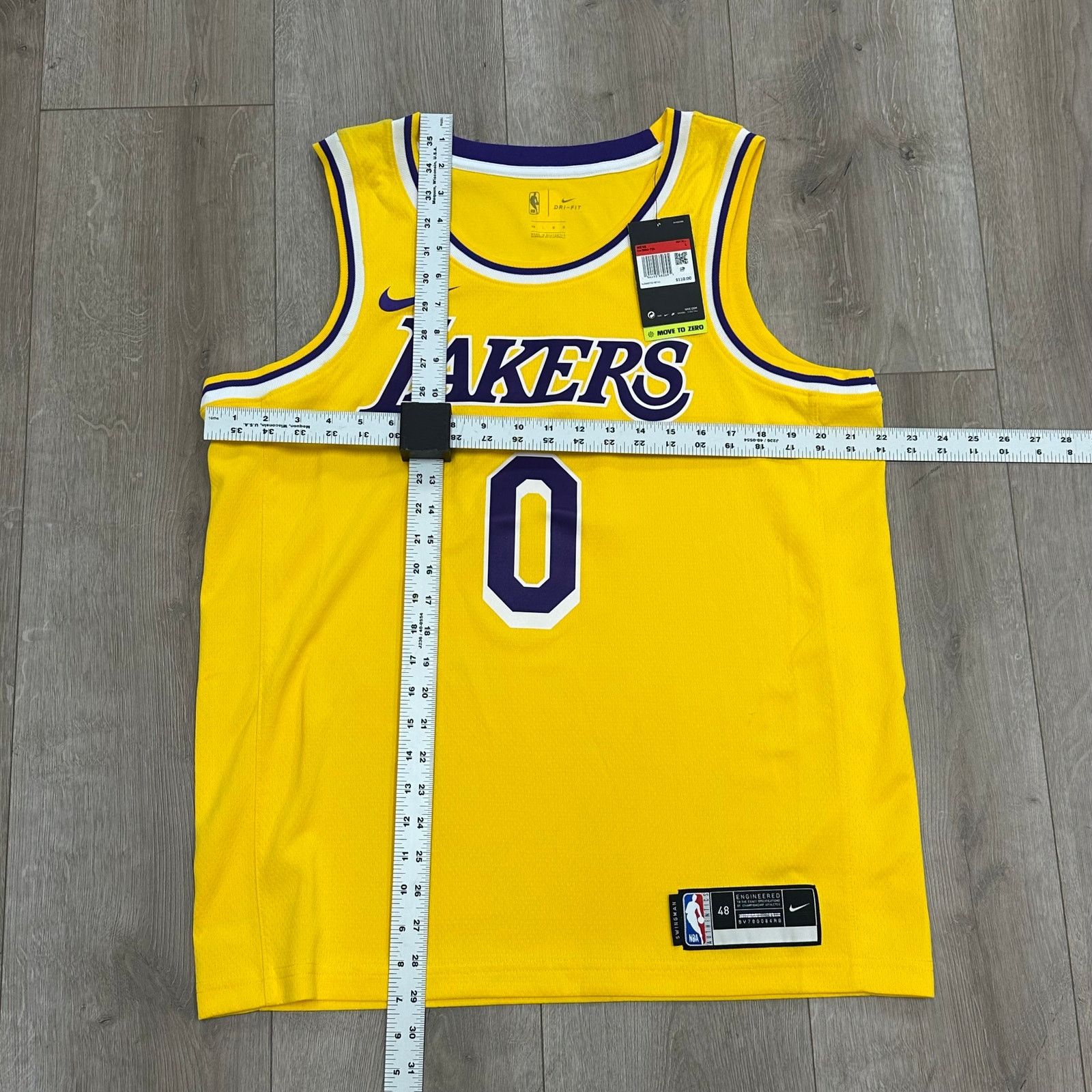 NBA × Nike Nike Lakers Icon Edition Swingman Jersey Kuzma #0 Large L Size US L / EU 52-54 / 3 - 2 Thumbnail