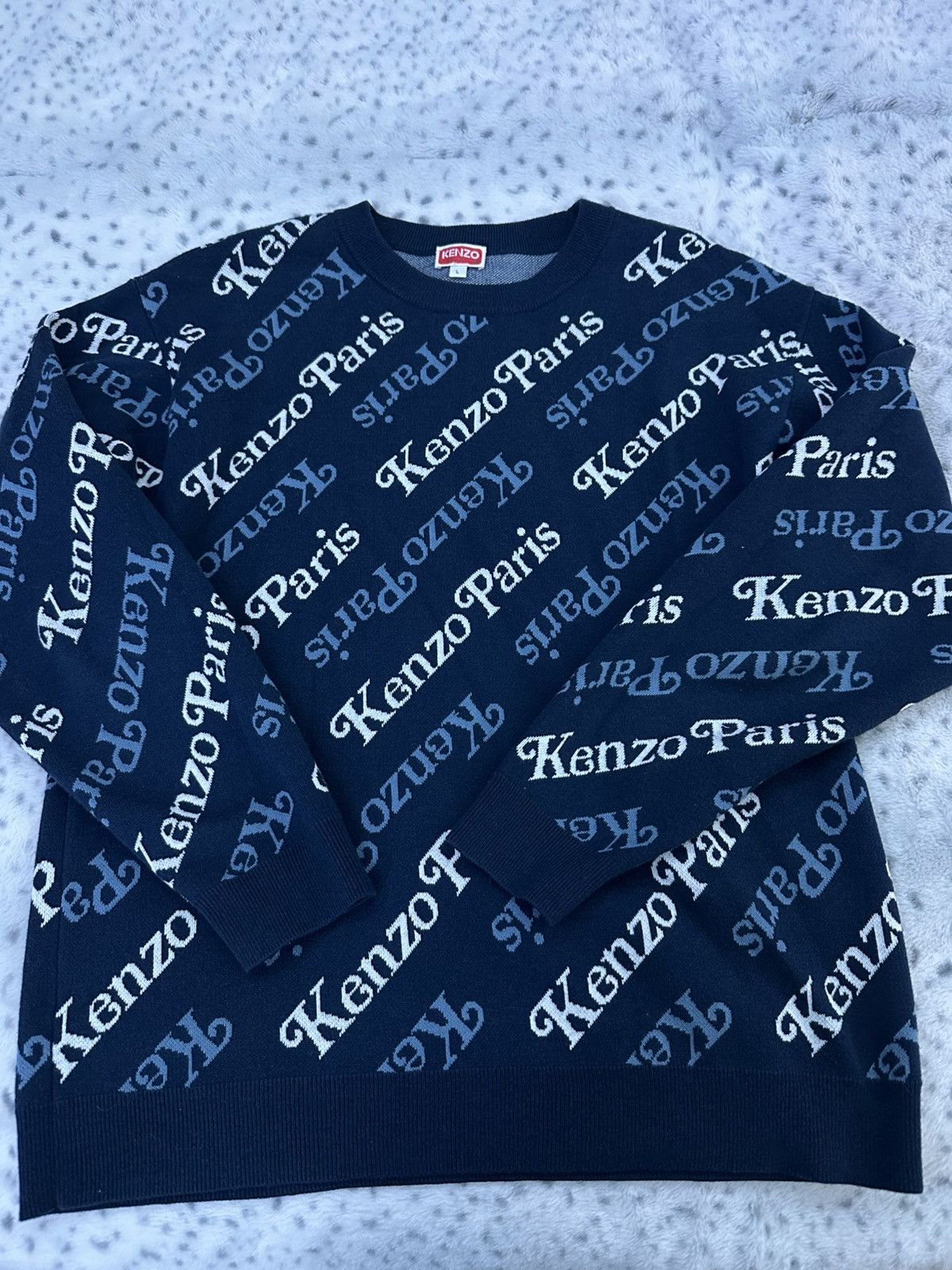 Kenzo KENZO “WOOL CREWNECK” Size US L / EU 52-54 / 3 - 1 Thumbnail