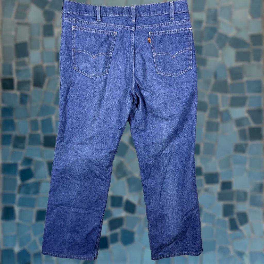 Levi's VINTAGE Levis Jeans Mens 36x27 Bootcut USA Made Orange Tab Denim 80s 1988 405 Size US 36 / EU 52 - 1 Thumbnail