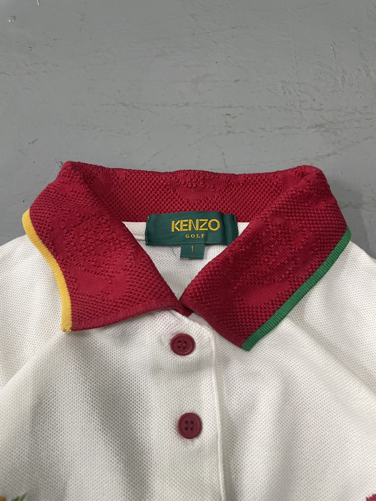 Kenzo Kenzo Golf Floral Polo Shirt Size US S / EU 44-46 / 1 - 5 Thumbnail